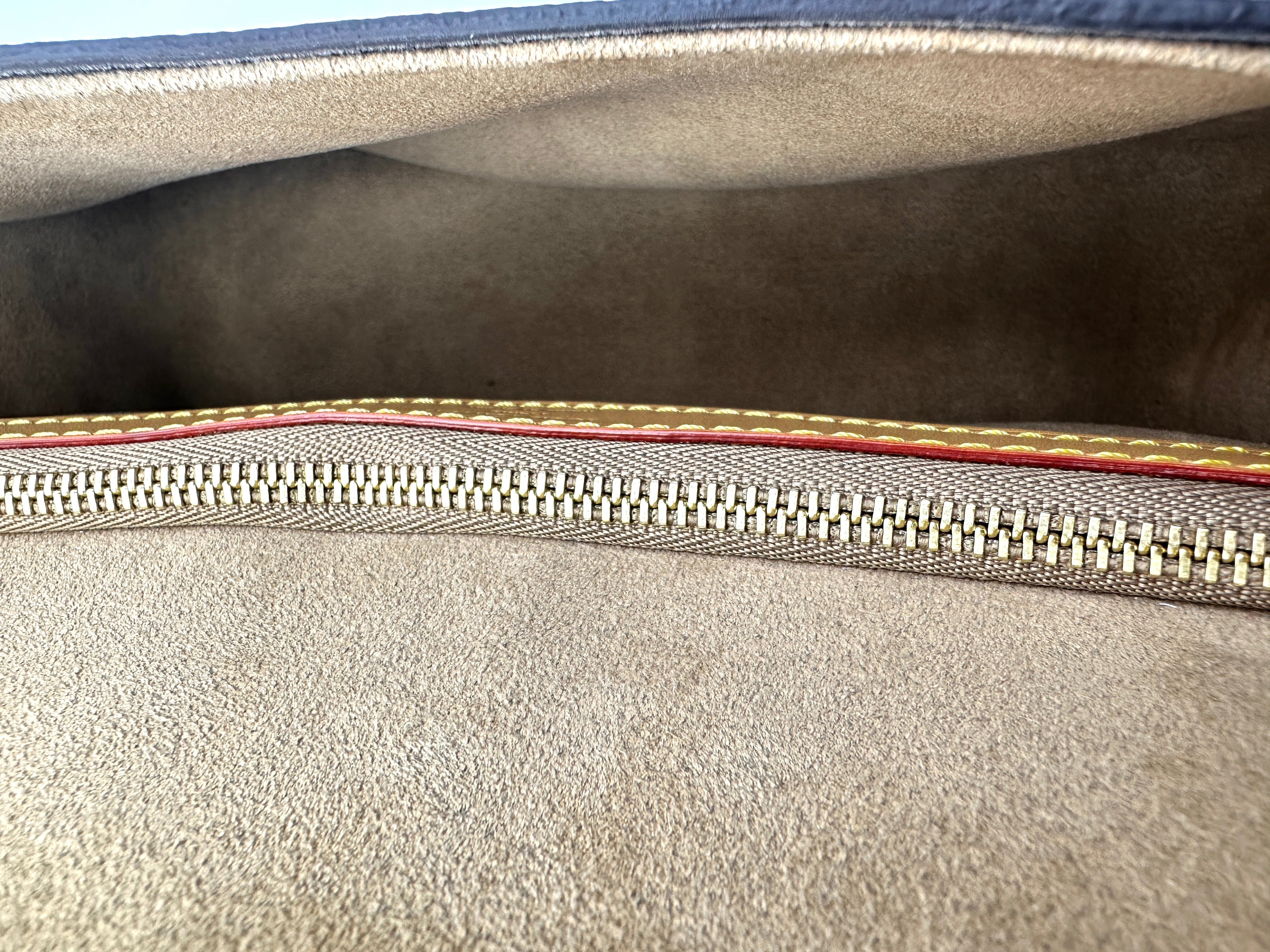 Louis Vuitton Cozygram Monogram Shearling Diane Shoulder Bag