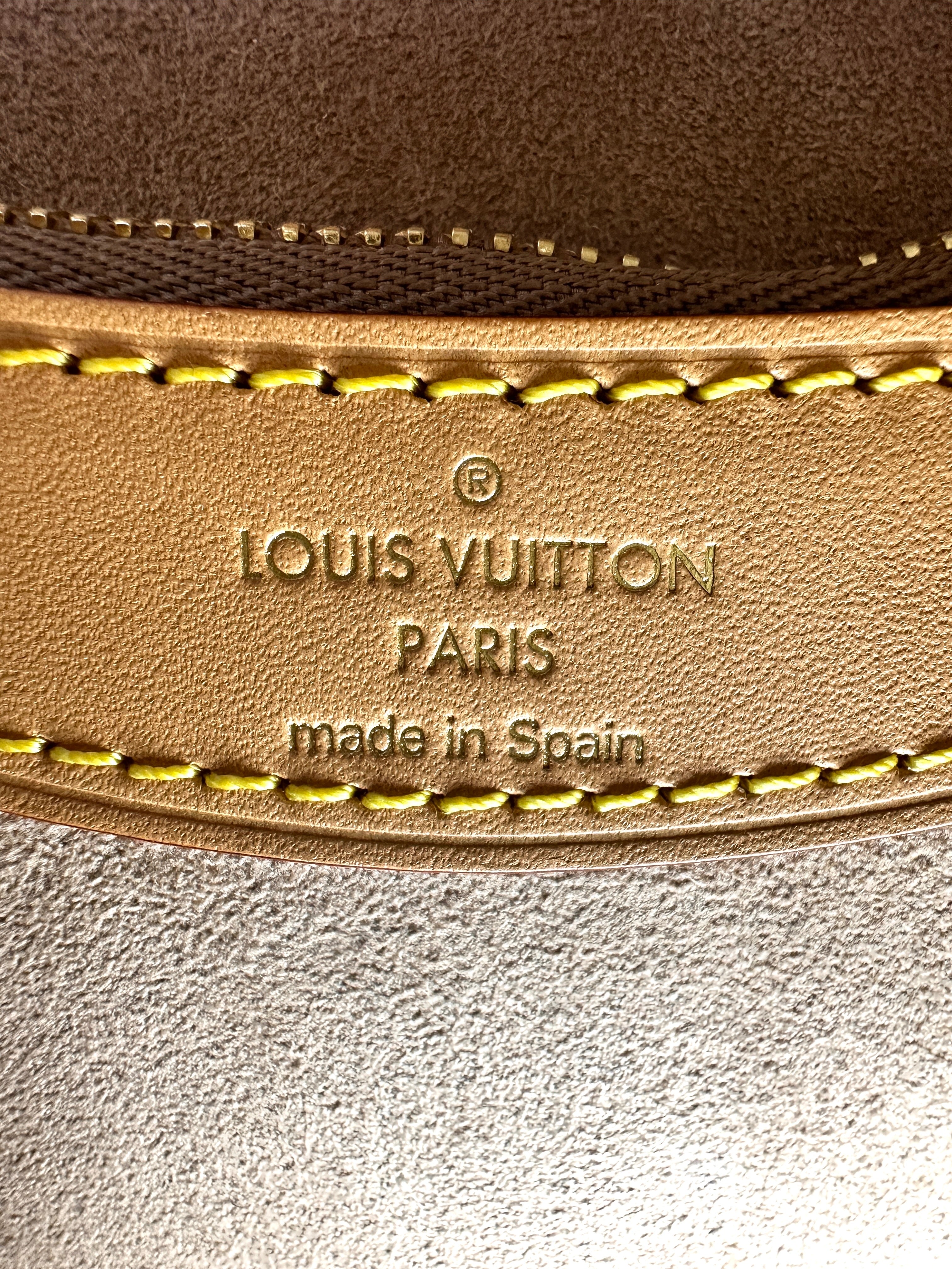 Louis Vuitton Cozygram Monogram Shearling Diane Shoulder Bag