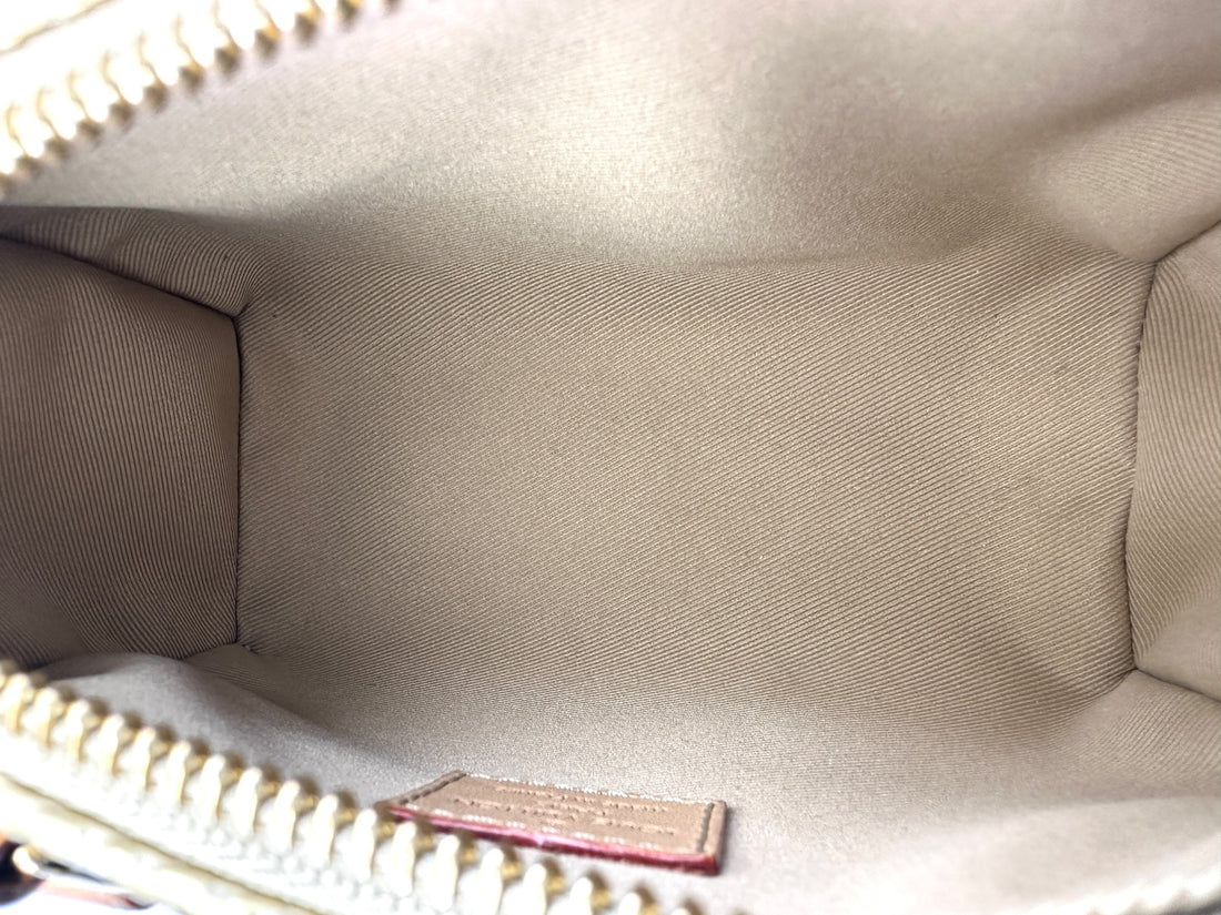 Louis Vuitton Nano Speedy MonoGlam Gold Metallic Monogram Jacquard Canvas Handle Bag