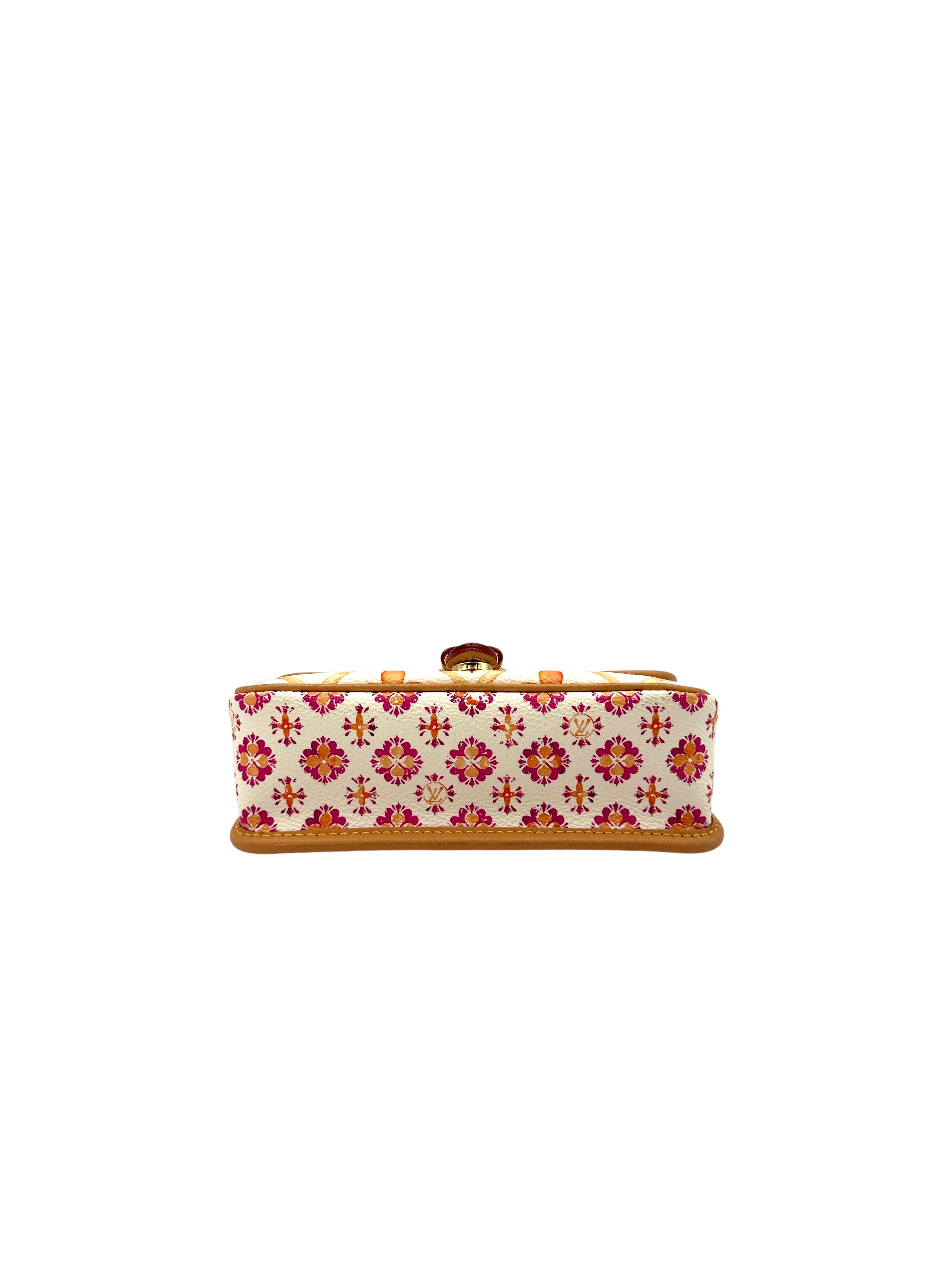 Louis Vuitton "By The Pool" Nano Diane Multicolor Monogram Tiles Canvas Shoulder Bag