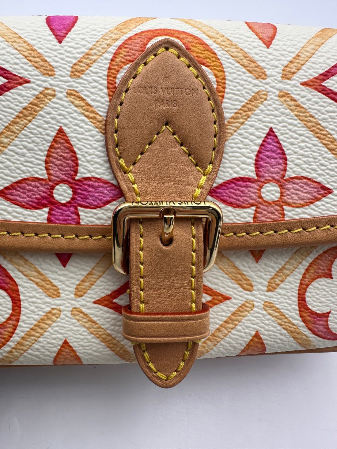 Louis Vuitton "By The Pool" Nano Diane Multicolor Monogram Tiles Canvas Shoulder Bag