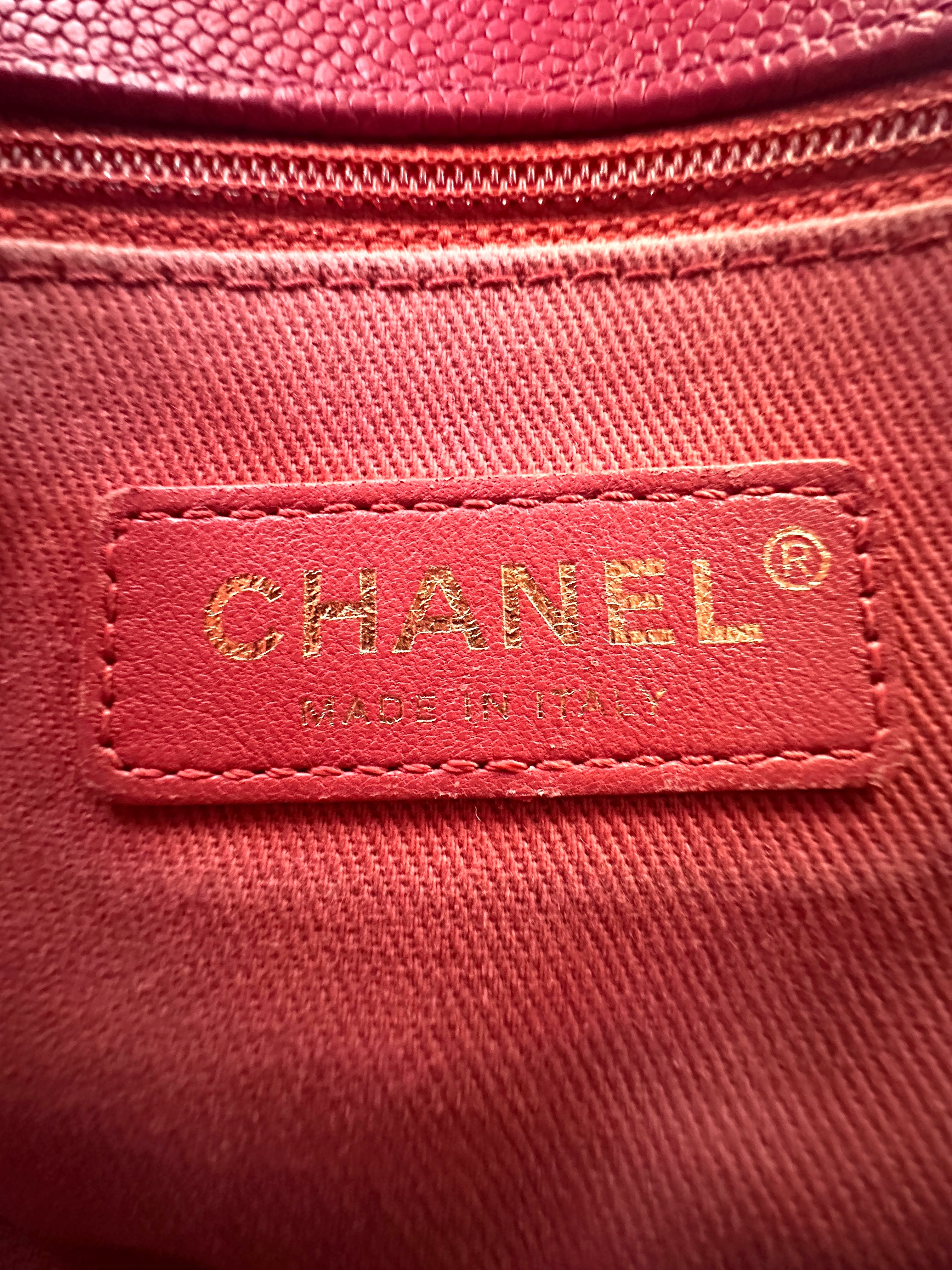 Chanel CoCo Cuba Red Quilted Leather Top Handle Flap Bag