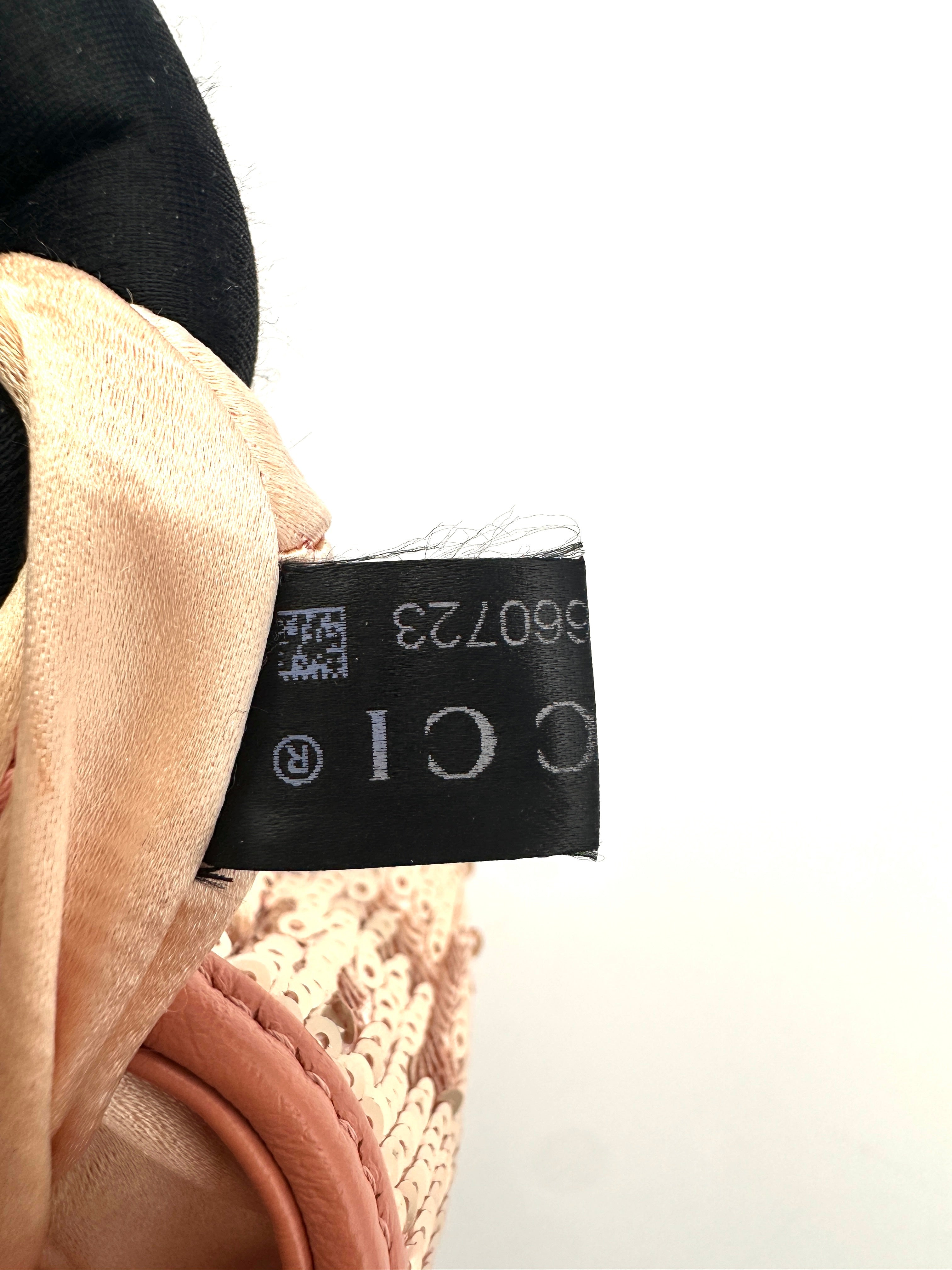 Gucci GG Marmont Pink/Silver Sequin Flap Bag