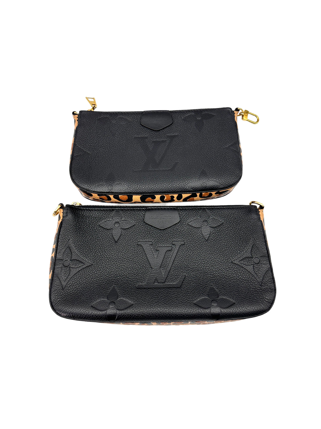 Louis Vuitton Black Monogram Empreinte Leather Multi Pochette Accessories
