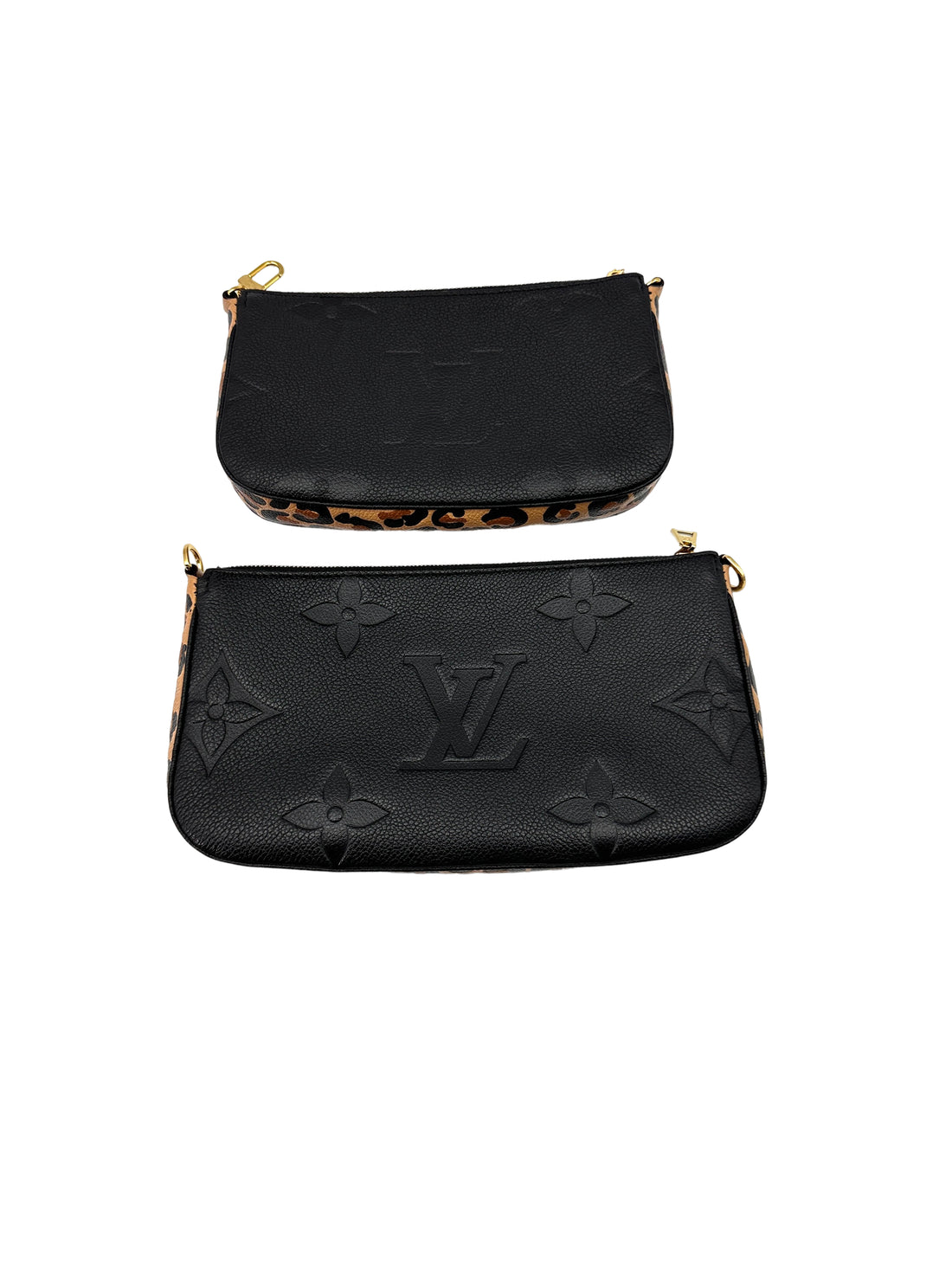 Louis Vuitton Black Monogram Empreinte Leather Multi Pochette Accessories