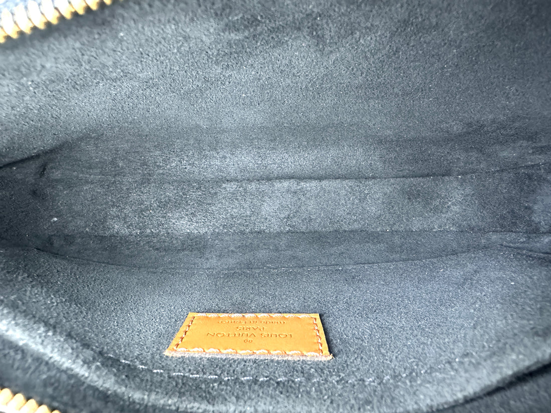 Louis Vuitton Black Monogram Empreinte Leather Multi Pochette Accessories