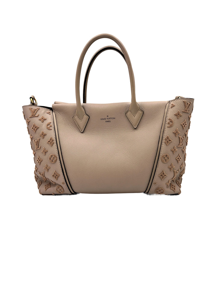Louis Vuitton W Beige Veau Cachemire Leather Handle Bag