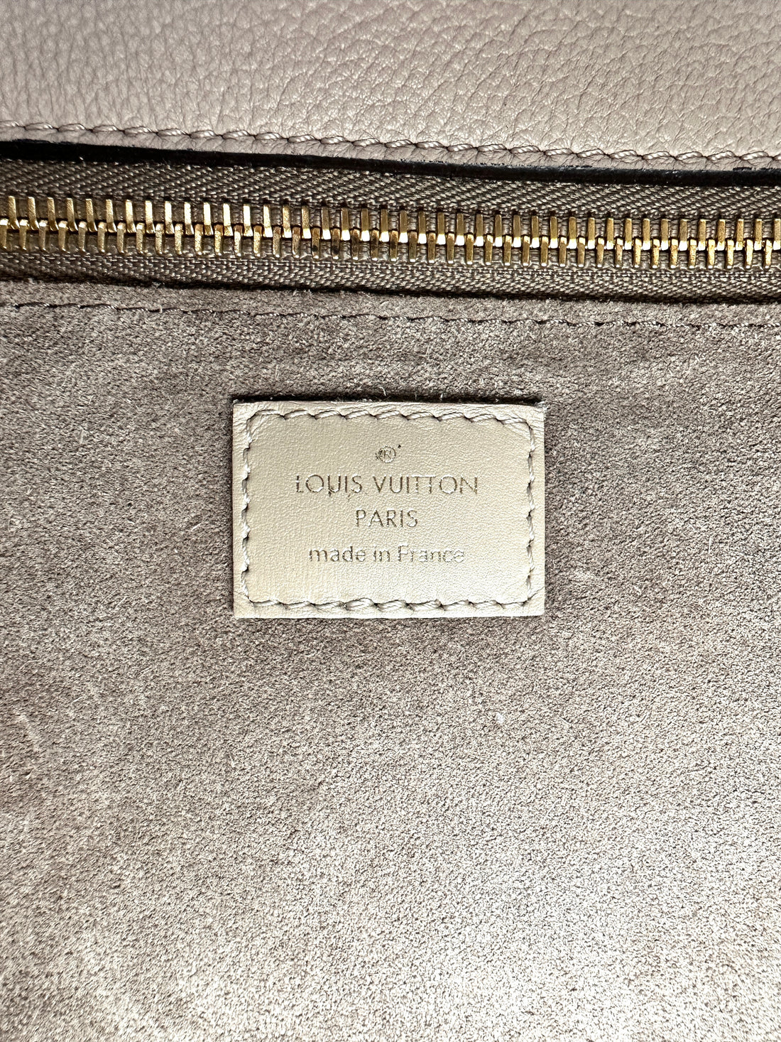 Louis Vuitton W Beige Veau Cachemire Leather Handle Bag