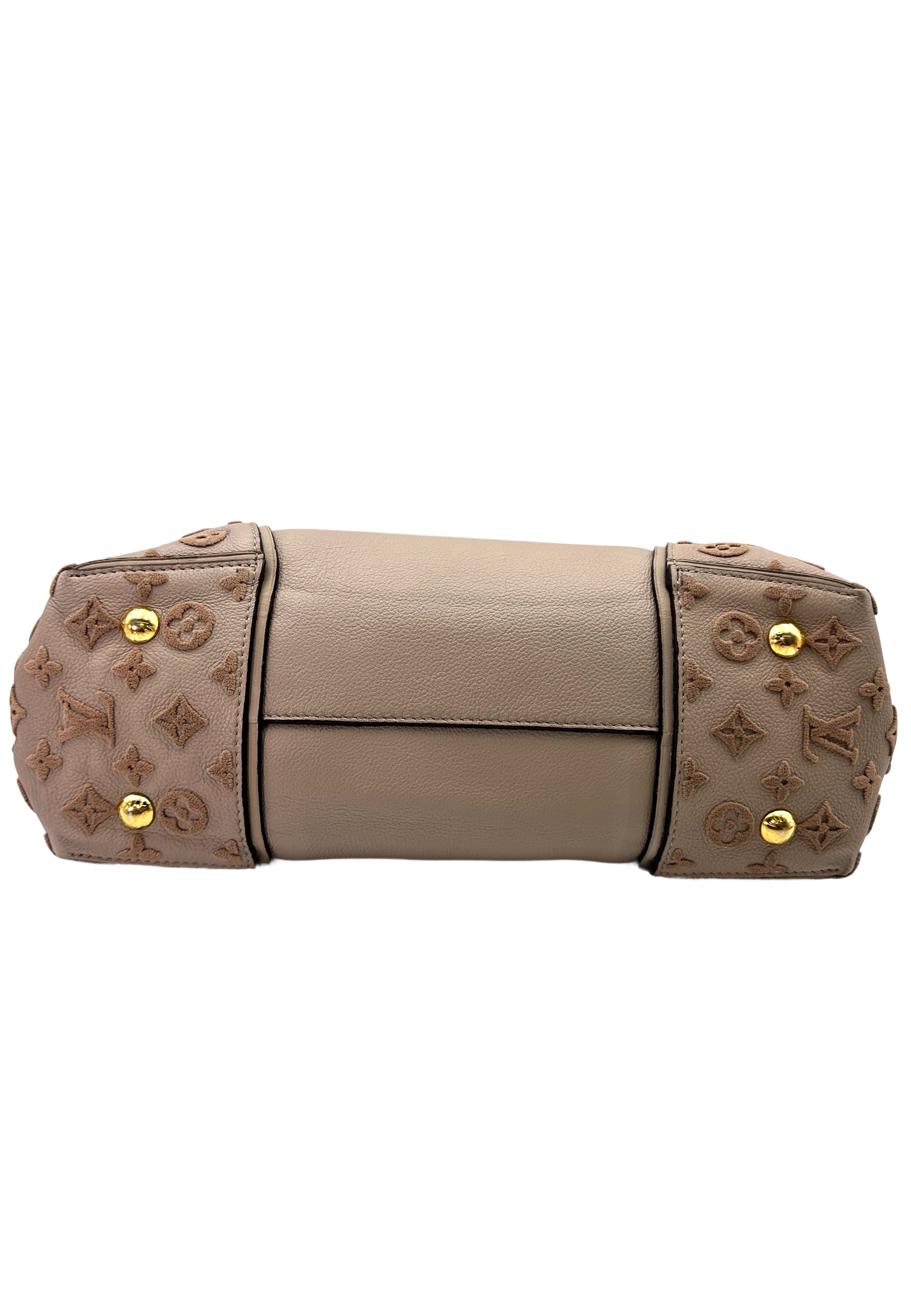 Louis Vuitton W Beige Veau Cachemire Leather Handle Bag