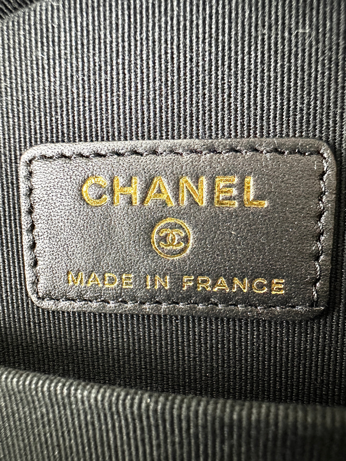 Chanel Quilted Bow Chain Round Clutch