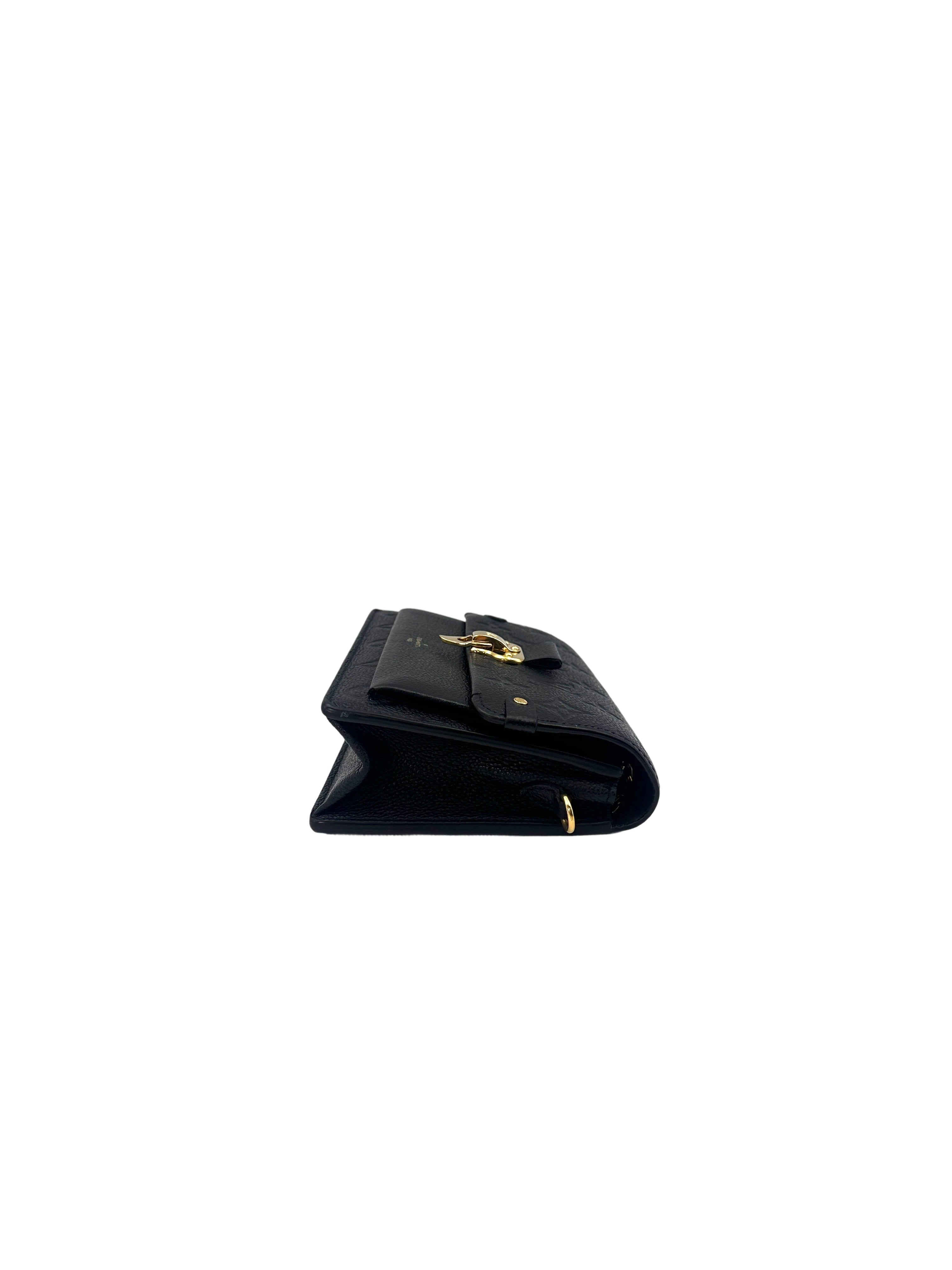 Louis Vuitton Vavin Black Monogram Empreinte Leather Shoulder Bag