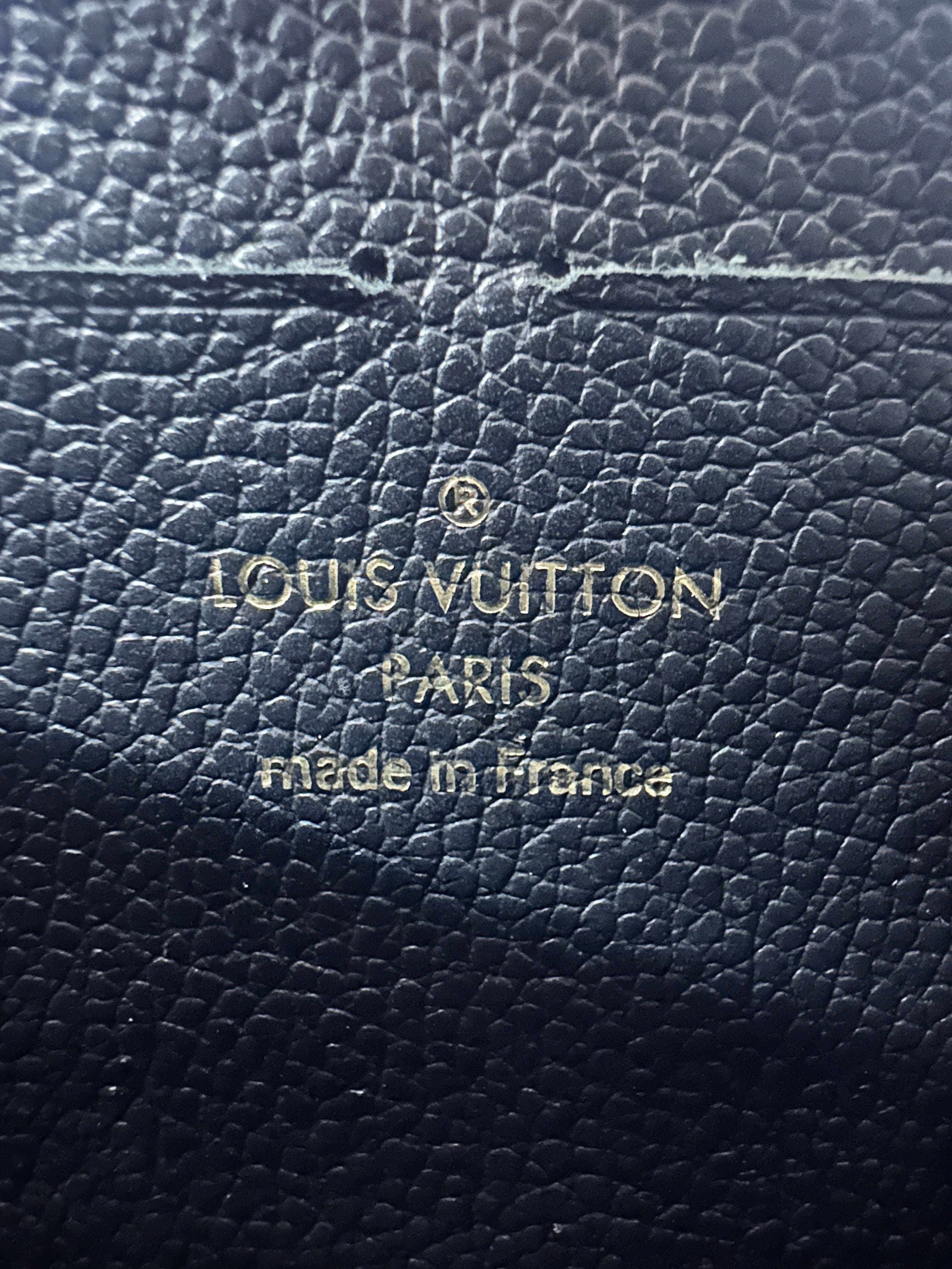 Louis Vuitton Vavin Black Monogram Empreinte Leather Shoulder Bag