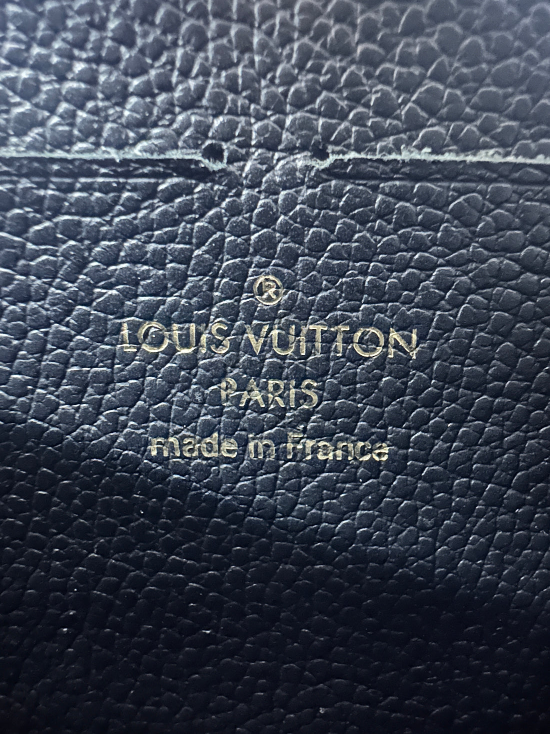 Louis Vuitton Vavin Black Monogram Empreinte Leather Shoulder Bag