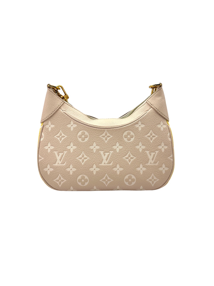 Louis Vuitton Bagatelle Pink/White Bicolor Monogram Empreinte Giant Leather Shoulder Bag