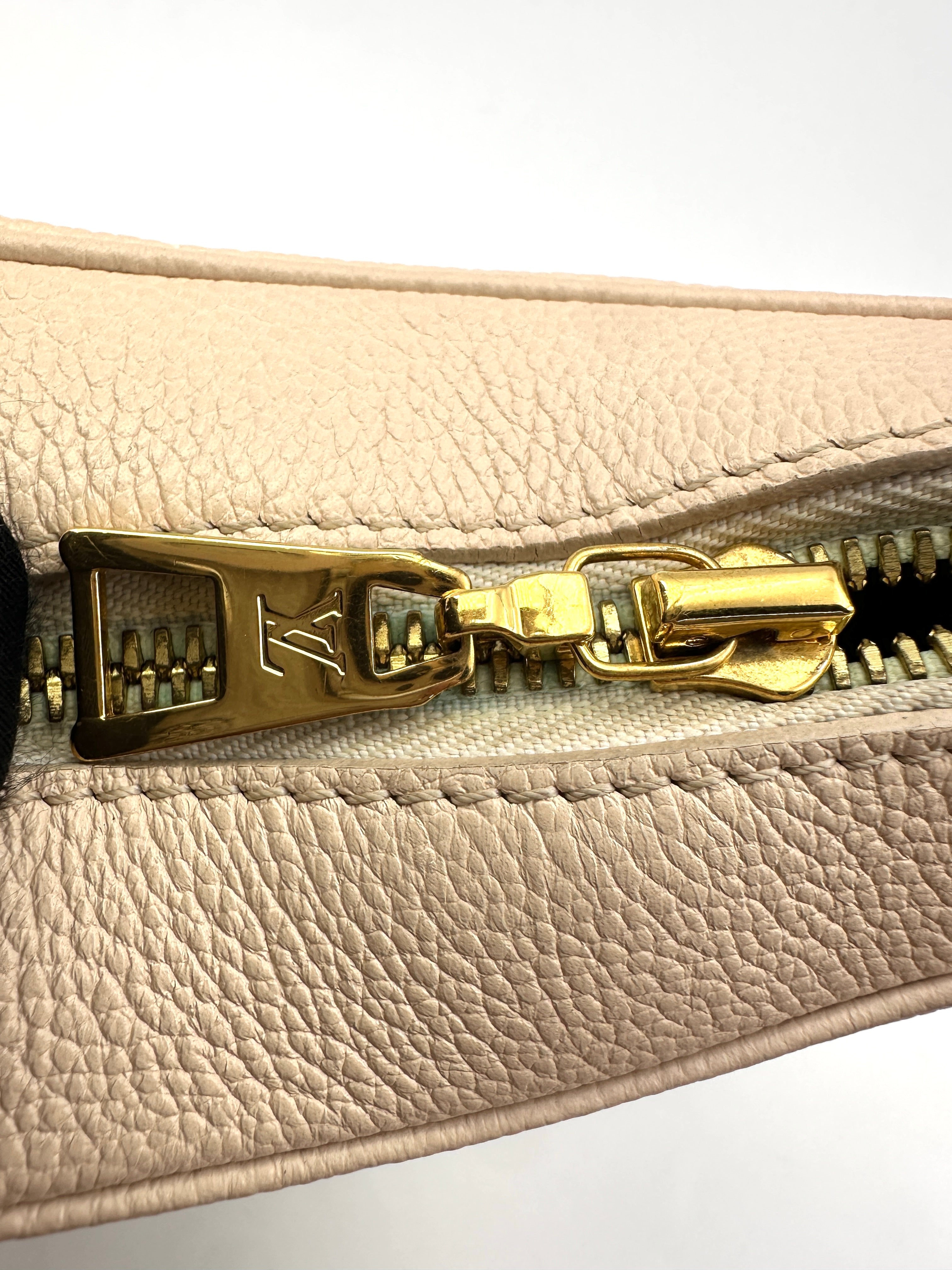 Louis Vuitton Bagatelle Pink/White Bicolor Monogram Empreinte Giant Leather Shoulder Bag