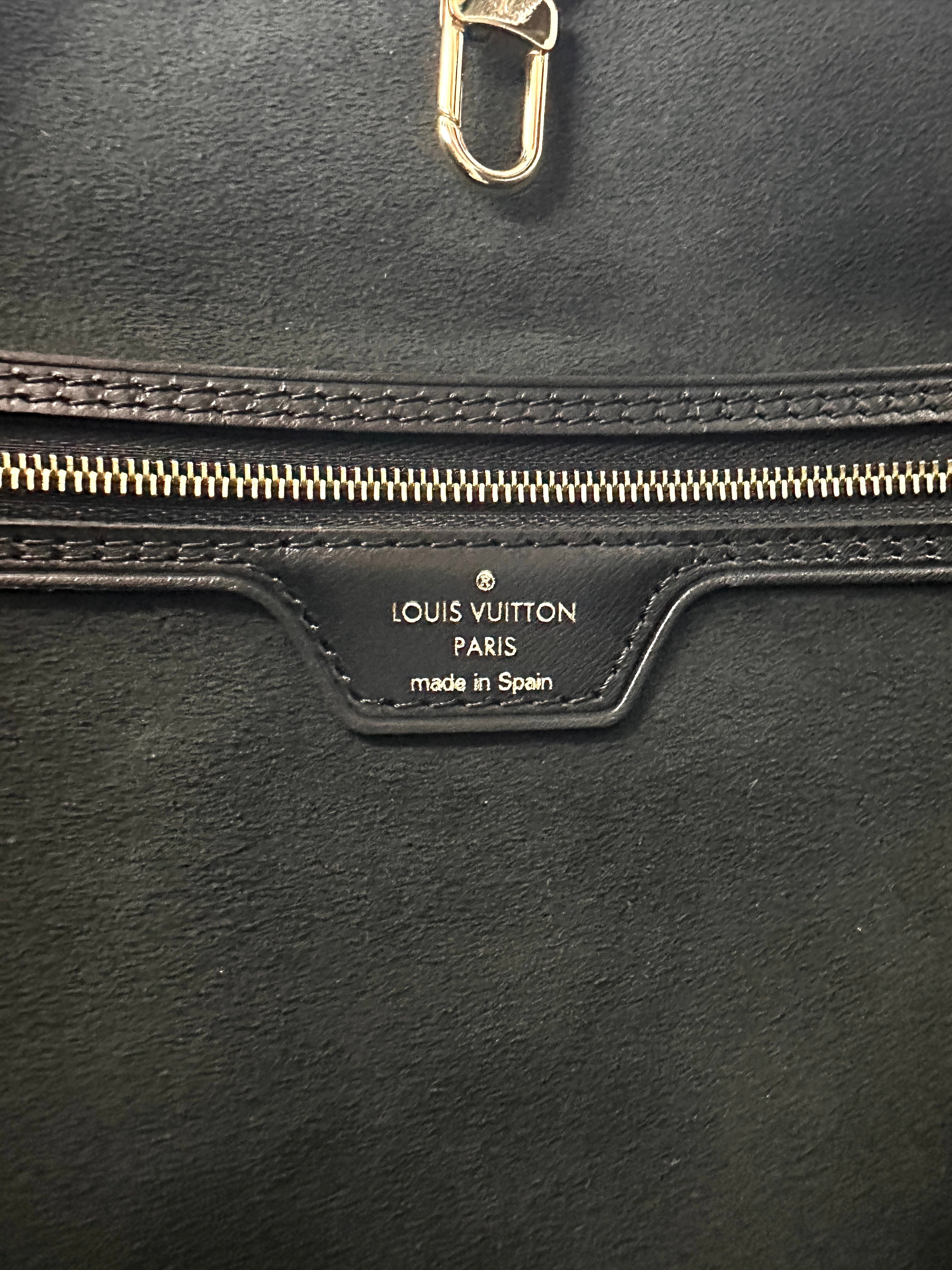 Louis Vuitton Game On Neverfull MM Black Multicolor Monogram Tote Handle Bag