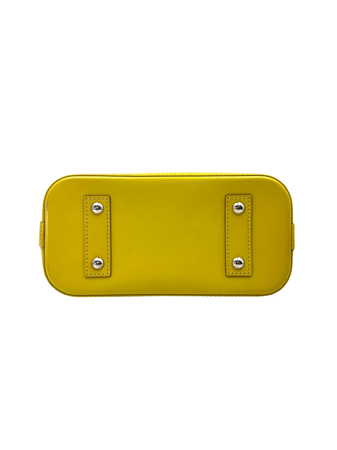 Louis Vuitton Alma BB Yellow Epi Leather Handle Bag