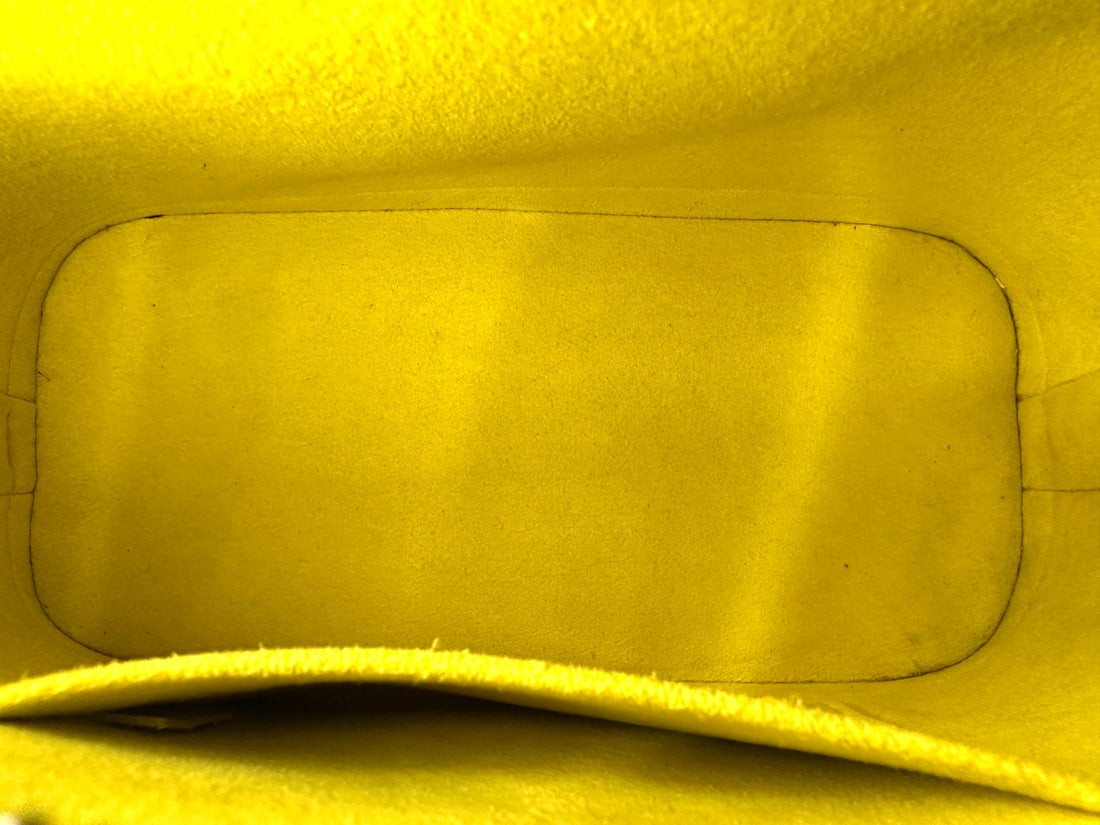 Louis Vuitton Alma BB Yellow Epi Leather Handle Bag