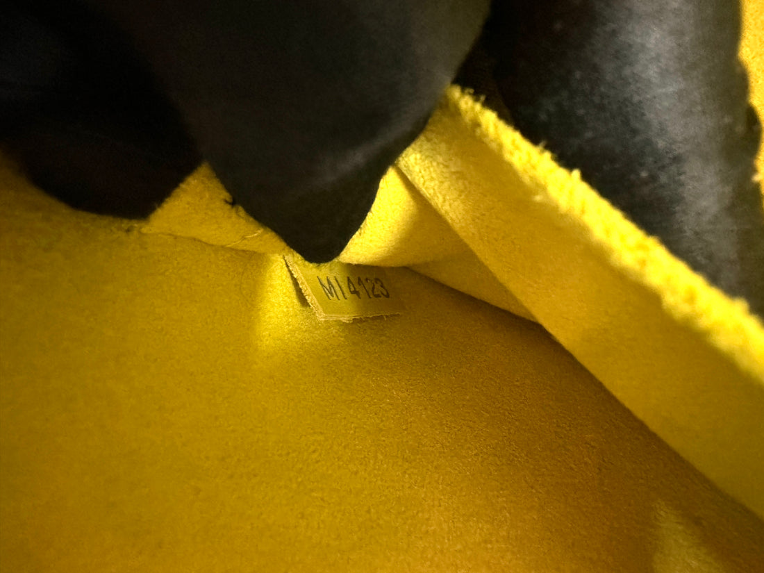 Louis Vuitton Alma BB Yellow Epi Leather Handle Bag