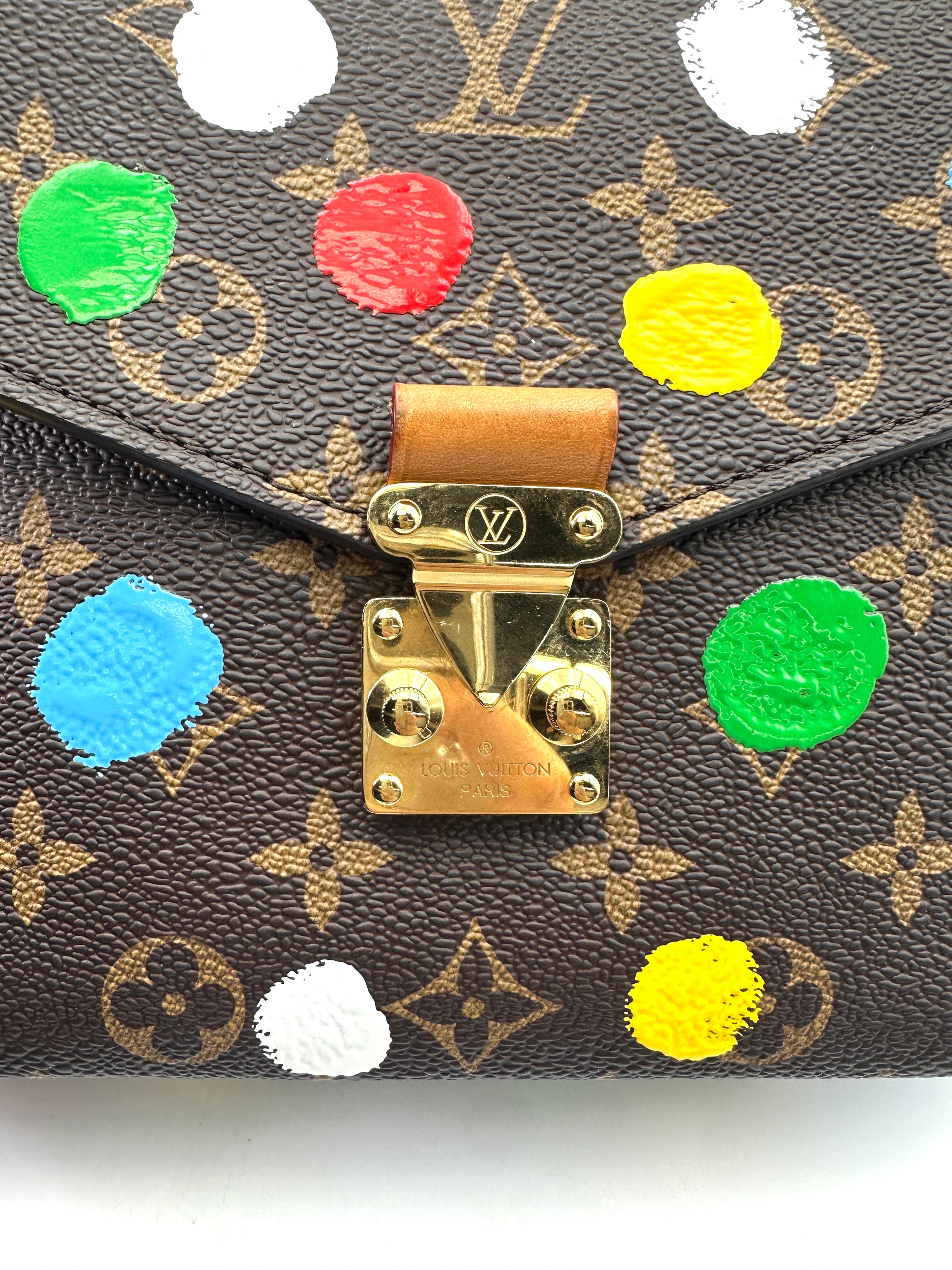Louis Vuitton x Yayoi Kusama Monogram Printed Dots Pochette Metis