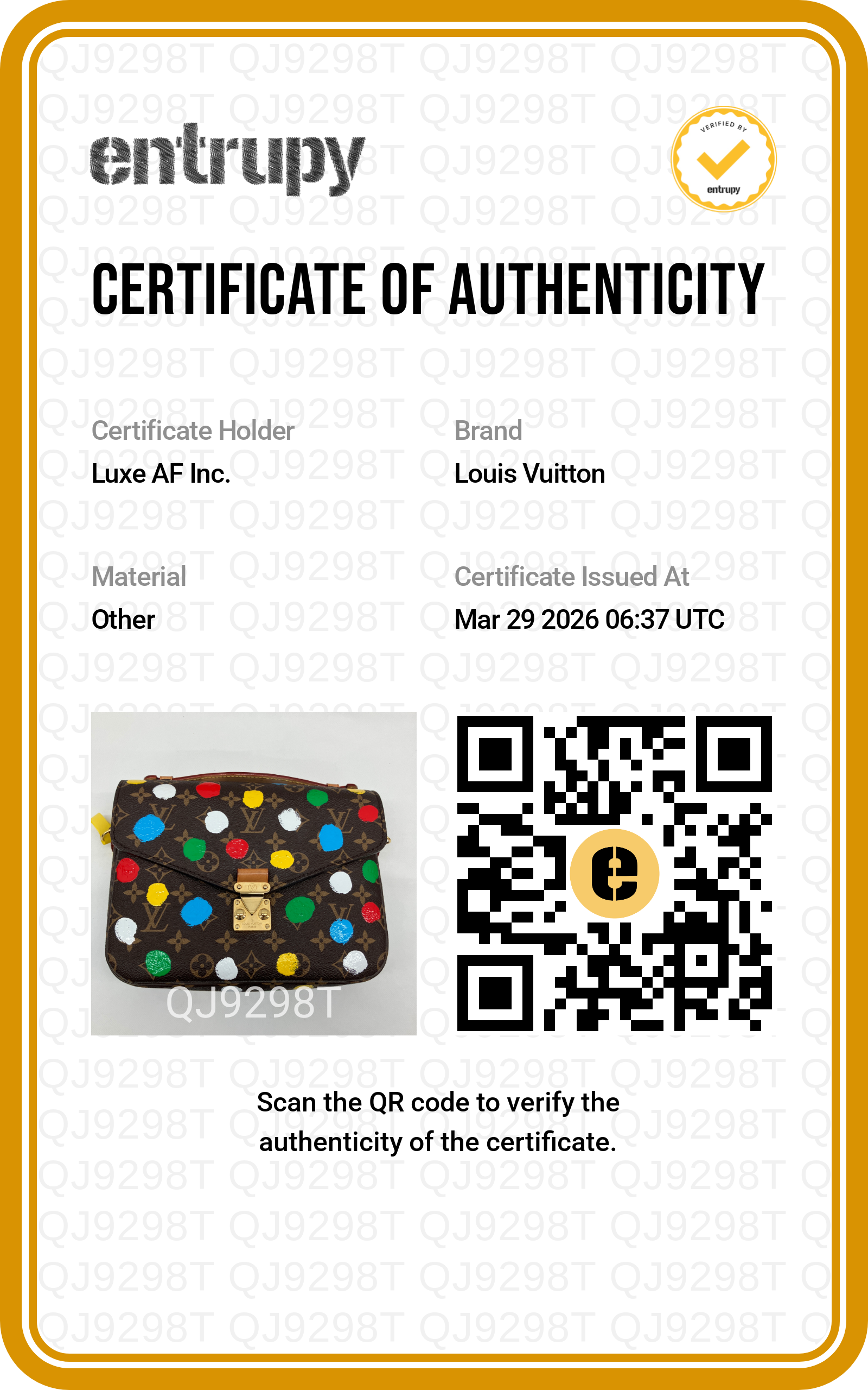 Louis Vuitton x Yayoi Kusama Monogram Printed Dots Pochette Metis