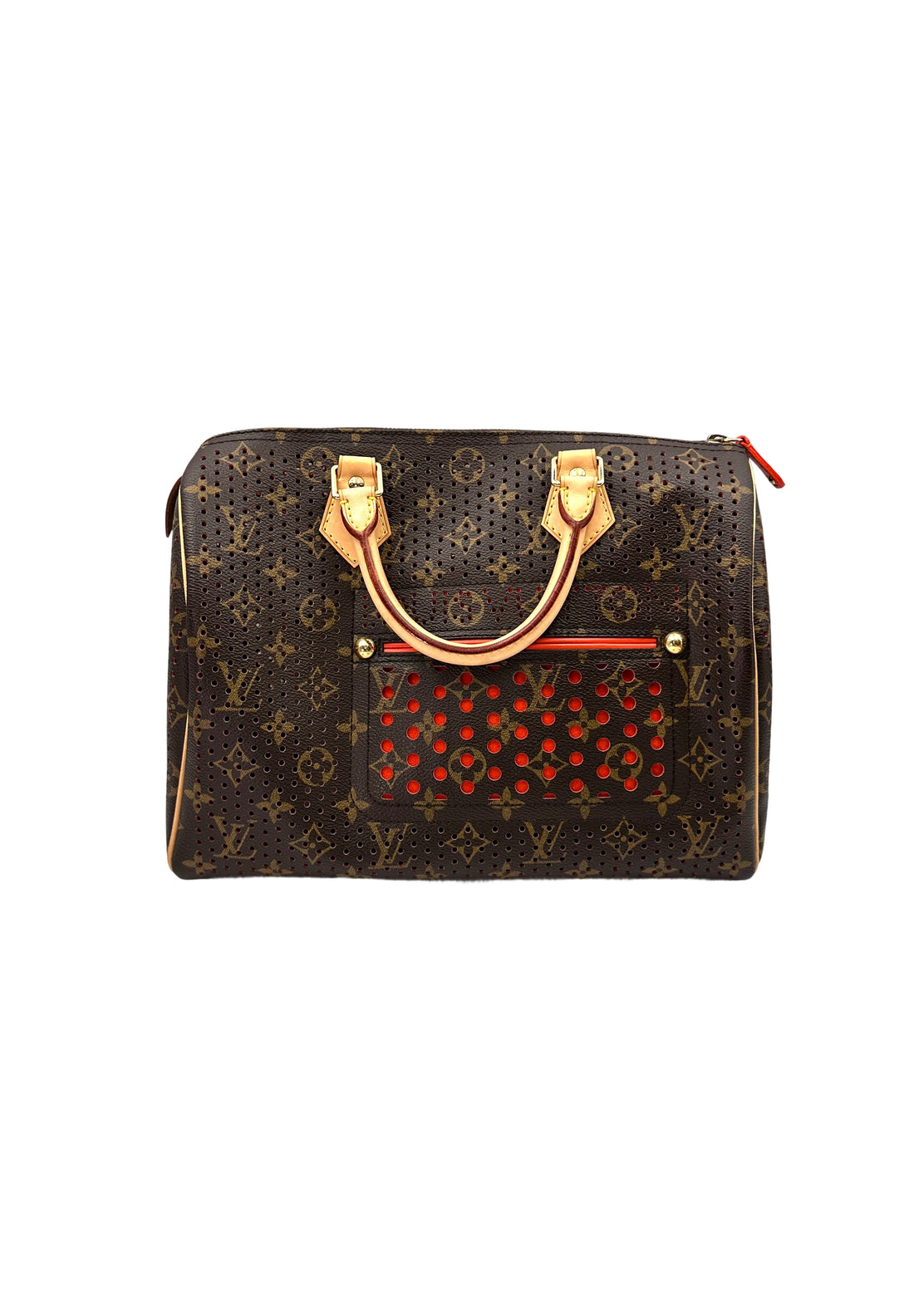 Louis Vuitton Speedy30 Monogram Perforated Handle Bag
