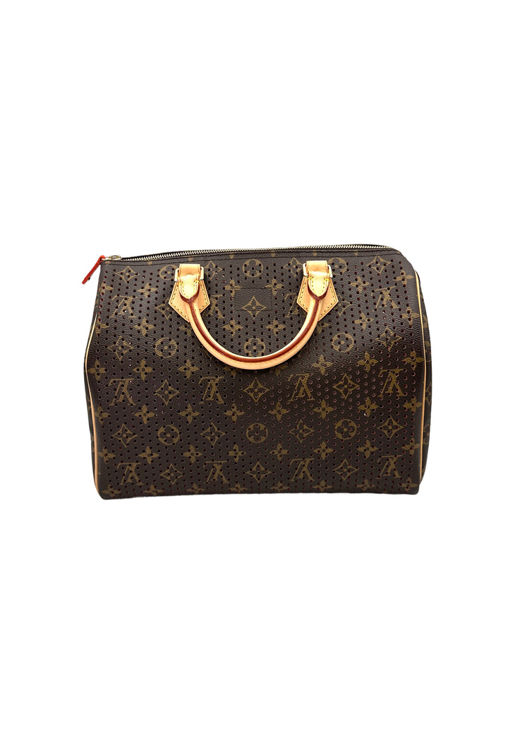 Louis Vuitton Speedy30 Monogram Perforated Handle Bag