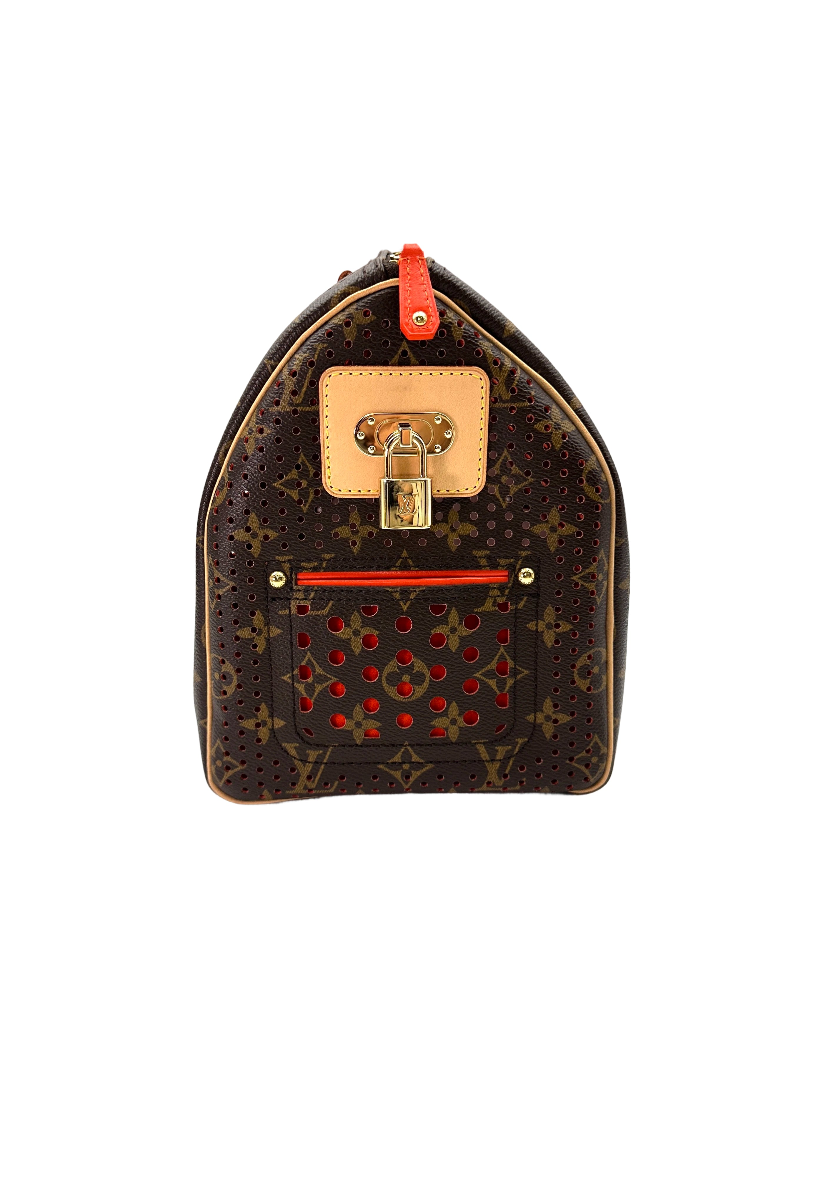 Louis Vuitton Speedy30 Monogram Perforated Handle Bag