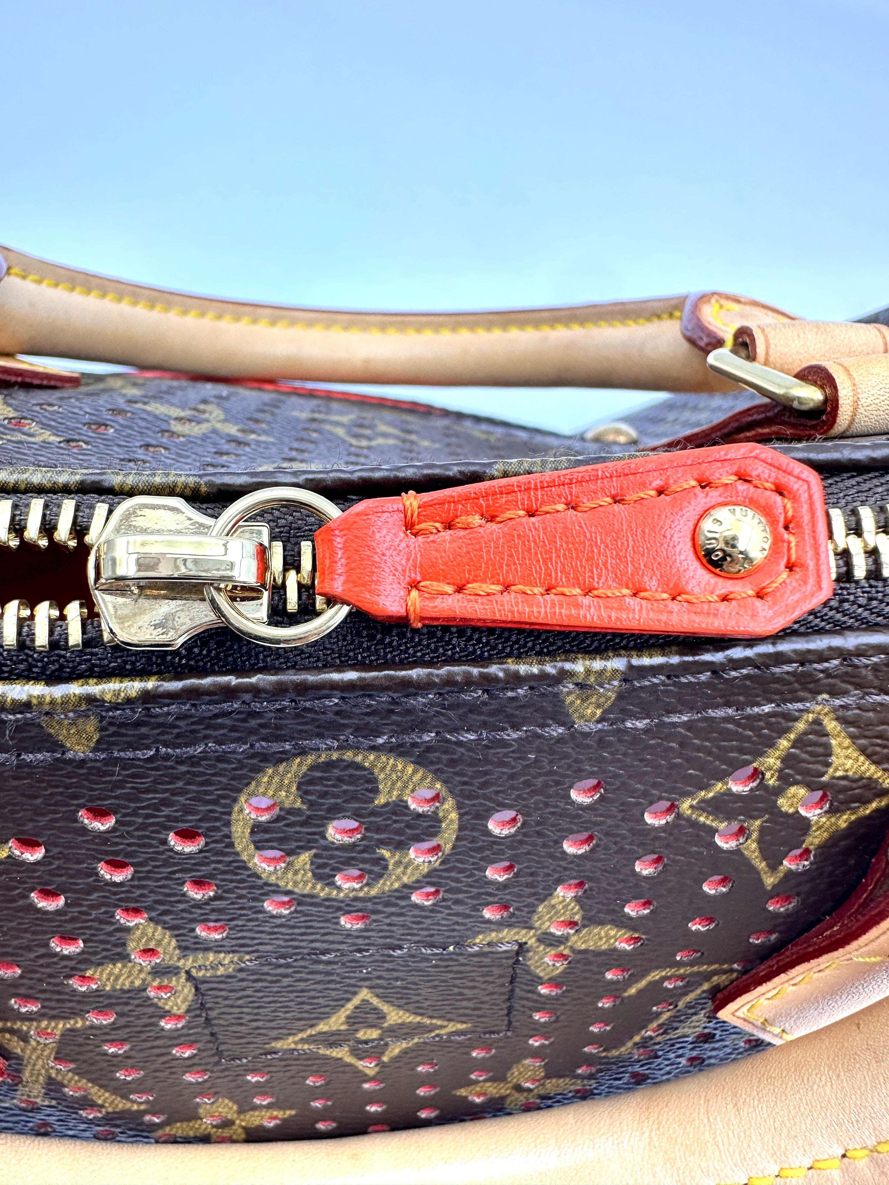 Louis Vuitton Speedy30 Monogram Perforated Handle Bag