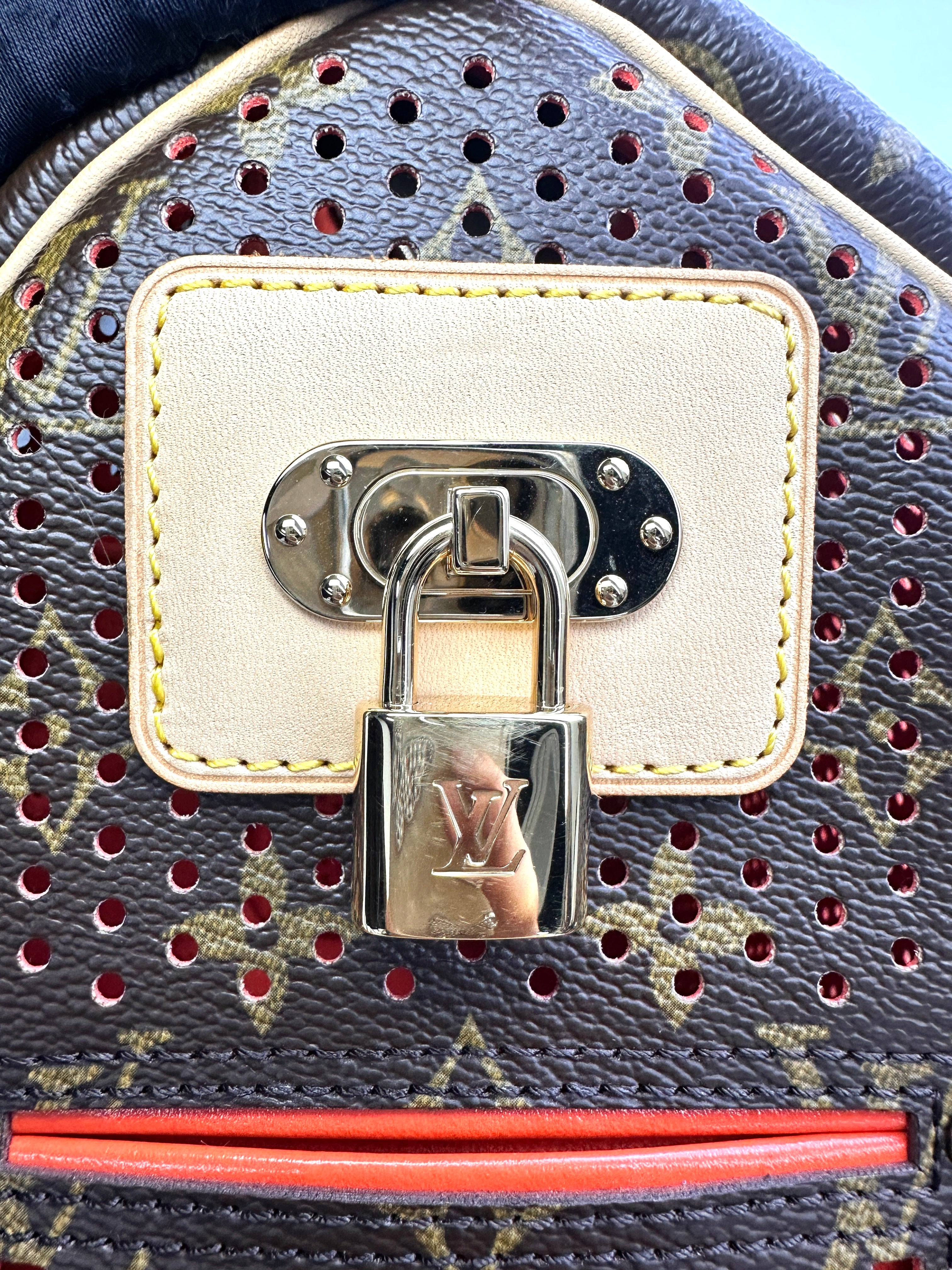 Louis Vuitton Speedy30 Monogram Perforated Handle Bag