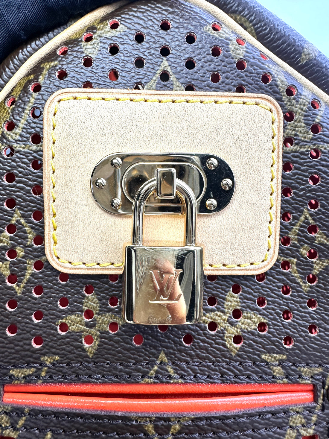 Louis Vuitton Speedy30 Monogram Perforated Handle Bag