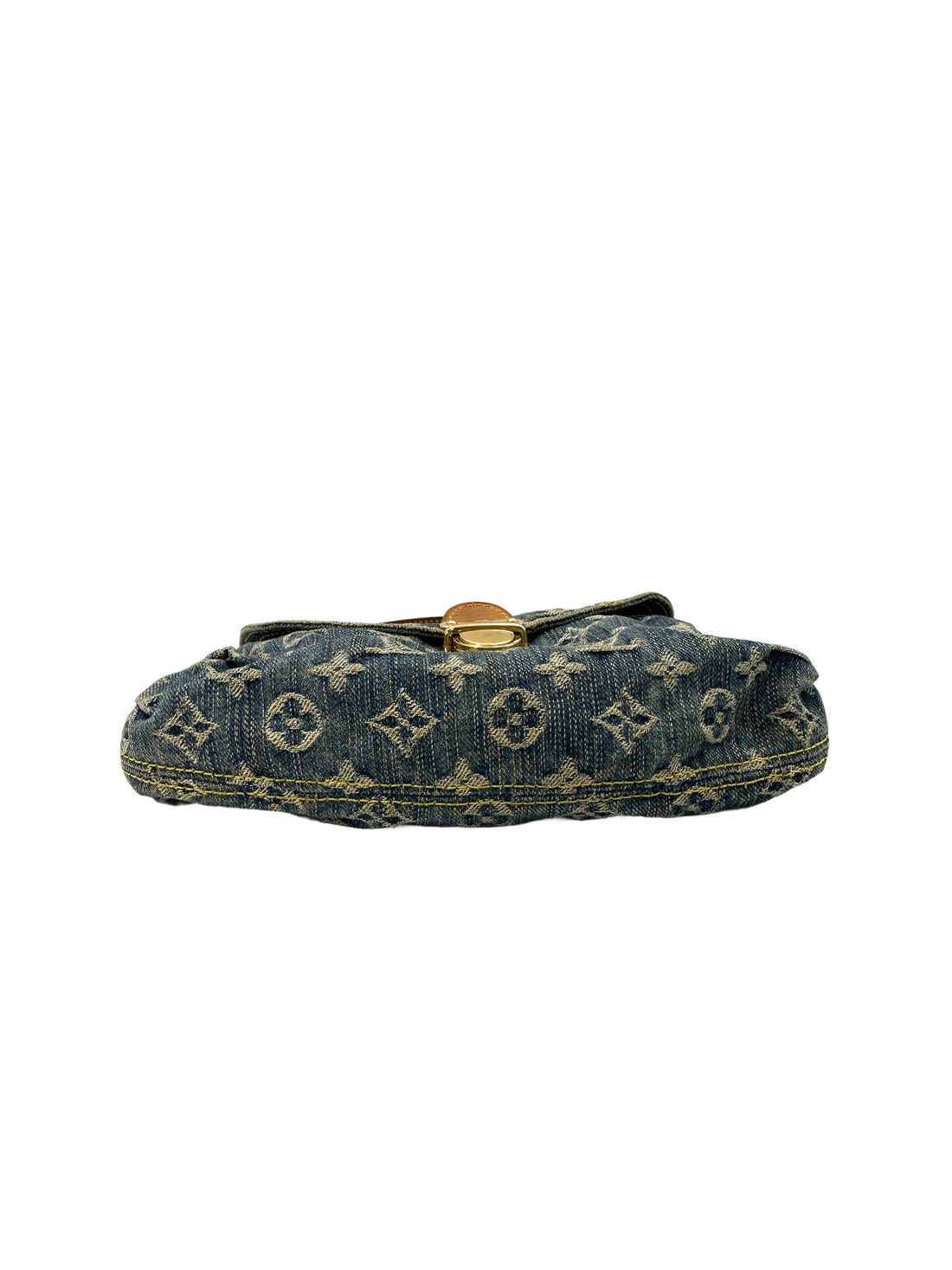 Louis Vuitton Blue Monogram Denim Pleaty Shoulder Bag