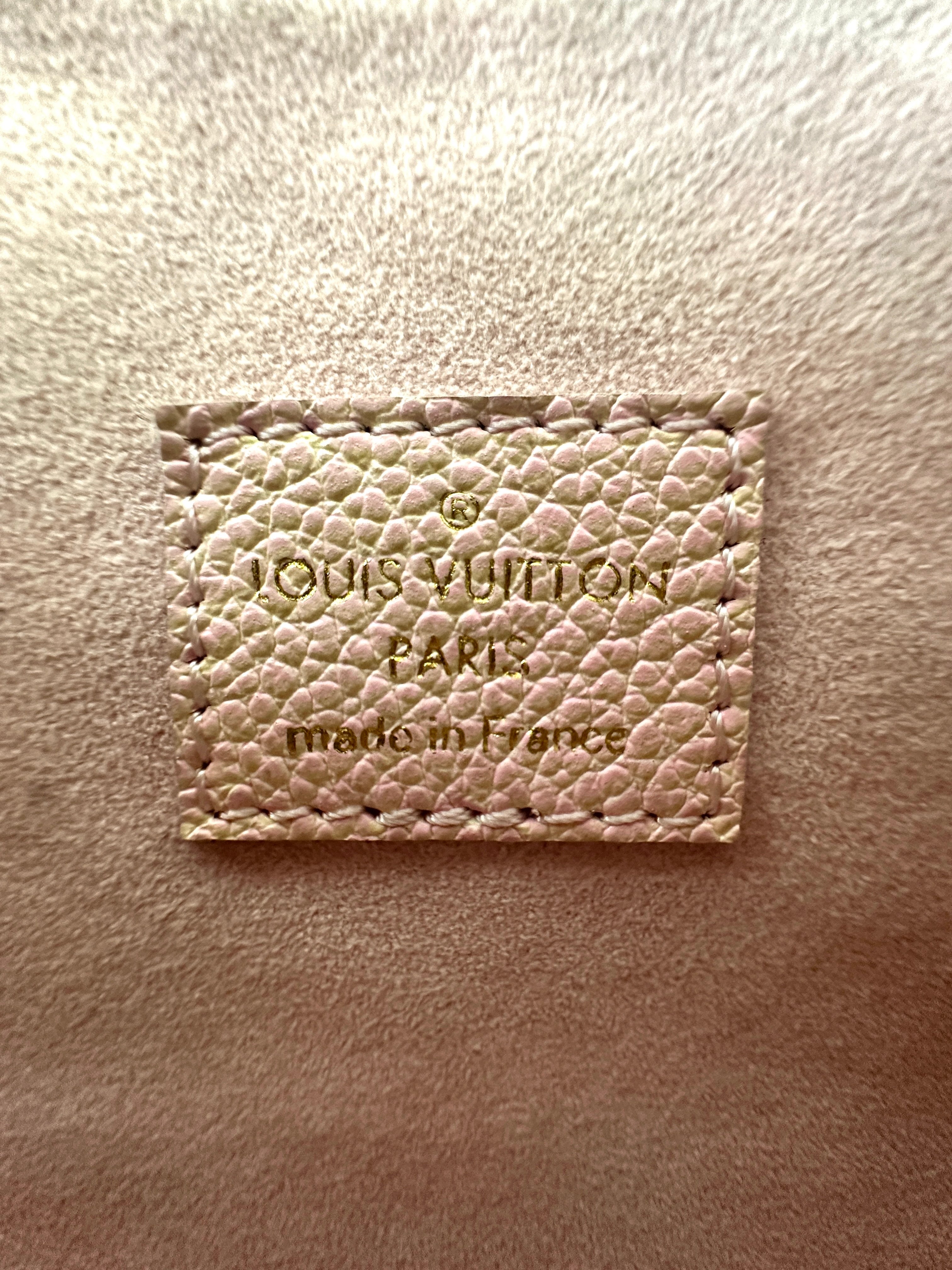 Louis Vuitton Summer Stardust Nano Speedy Pink Monogram Empreinte Handle Bag