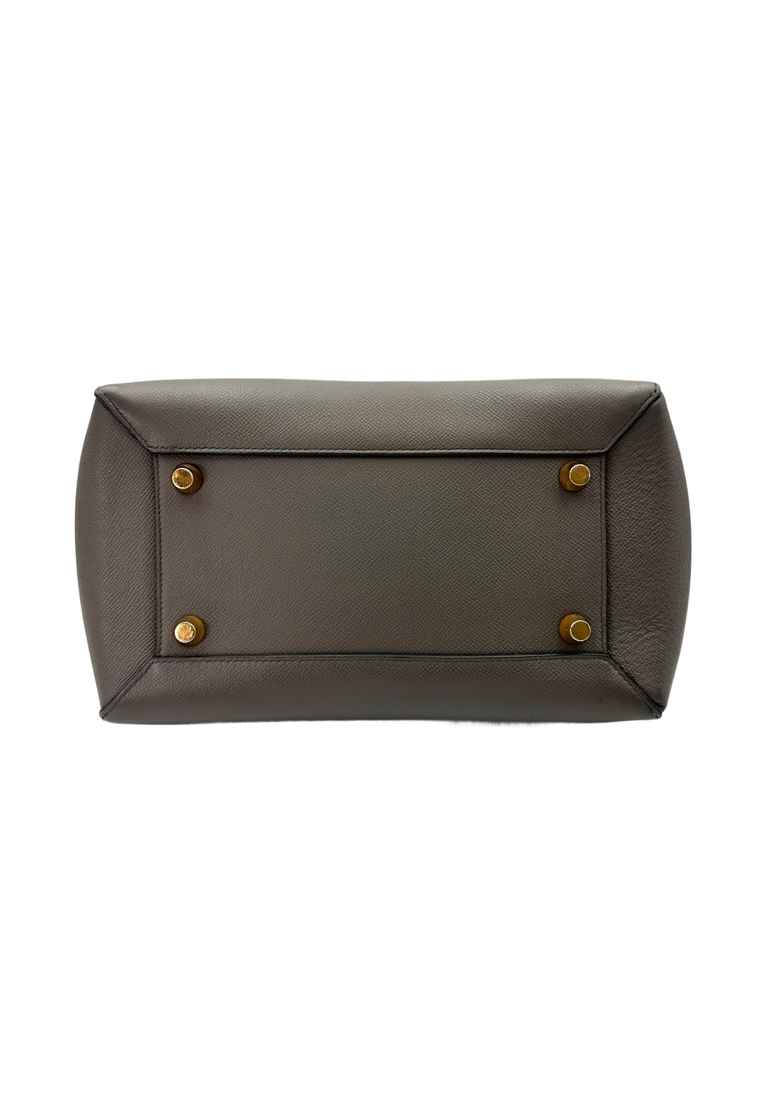 Celine Grey Leather Belt Handle Bag
