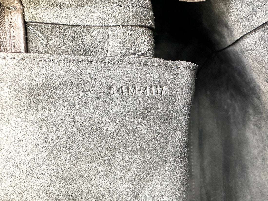 Celine Grey Leather Belt Handle Bag