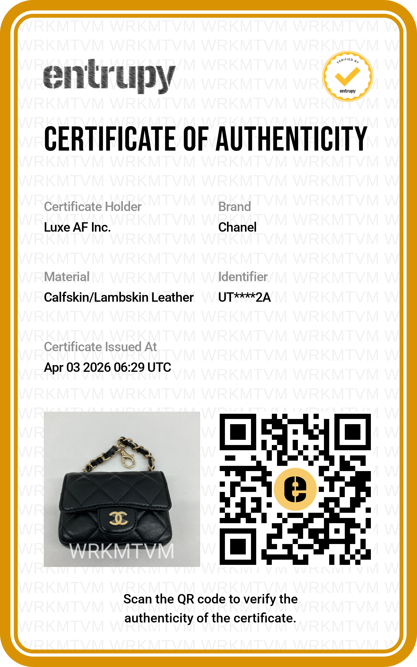 Chanel Micro Classic Flap Belt Bag