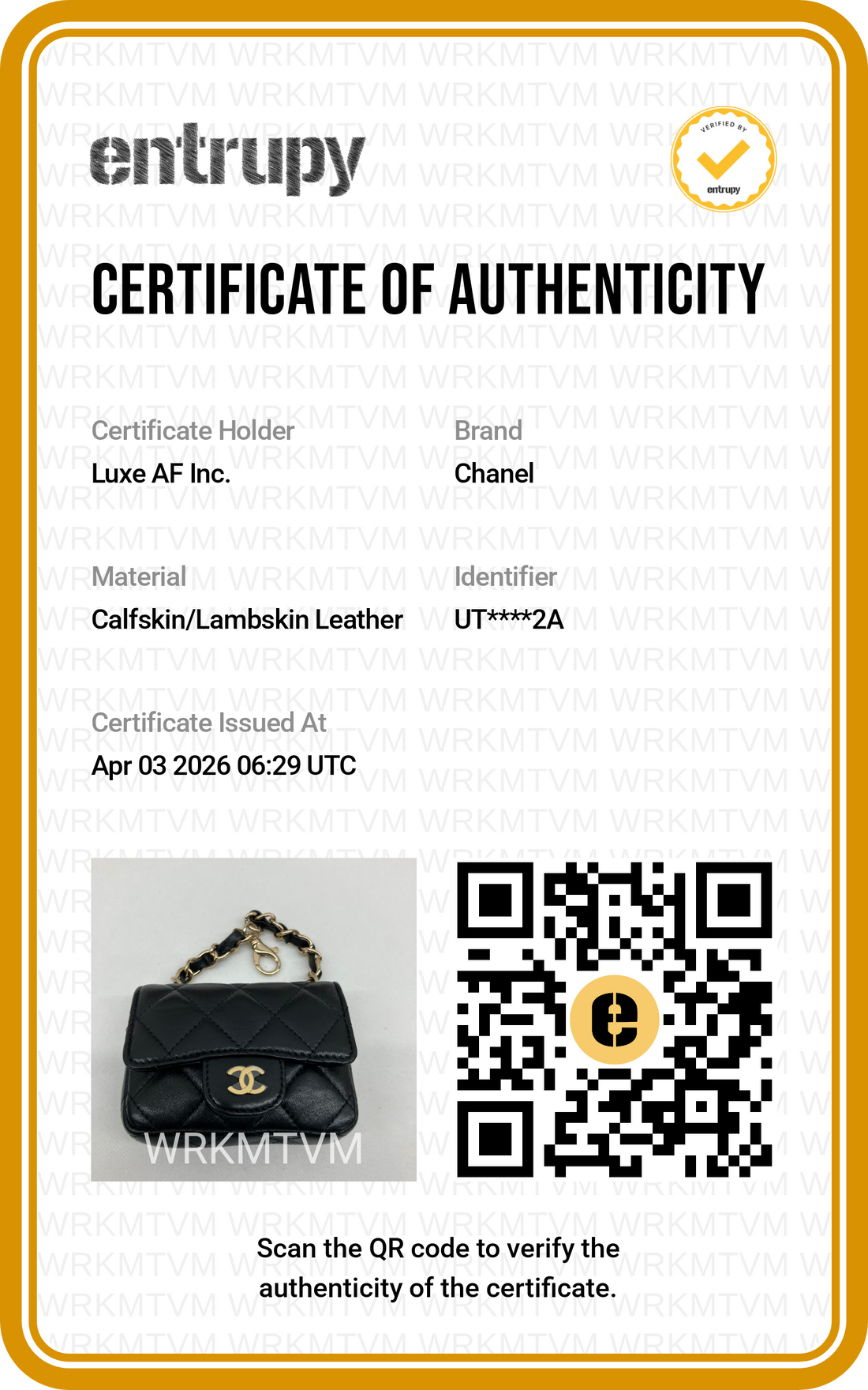 Chanel Micro Classic Flap Belt Bag