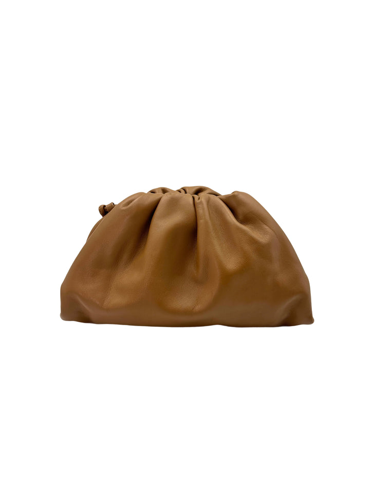Bottega Veneta The Mini Pouch Brown Leather Small Bag