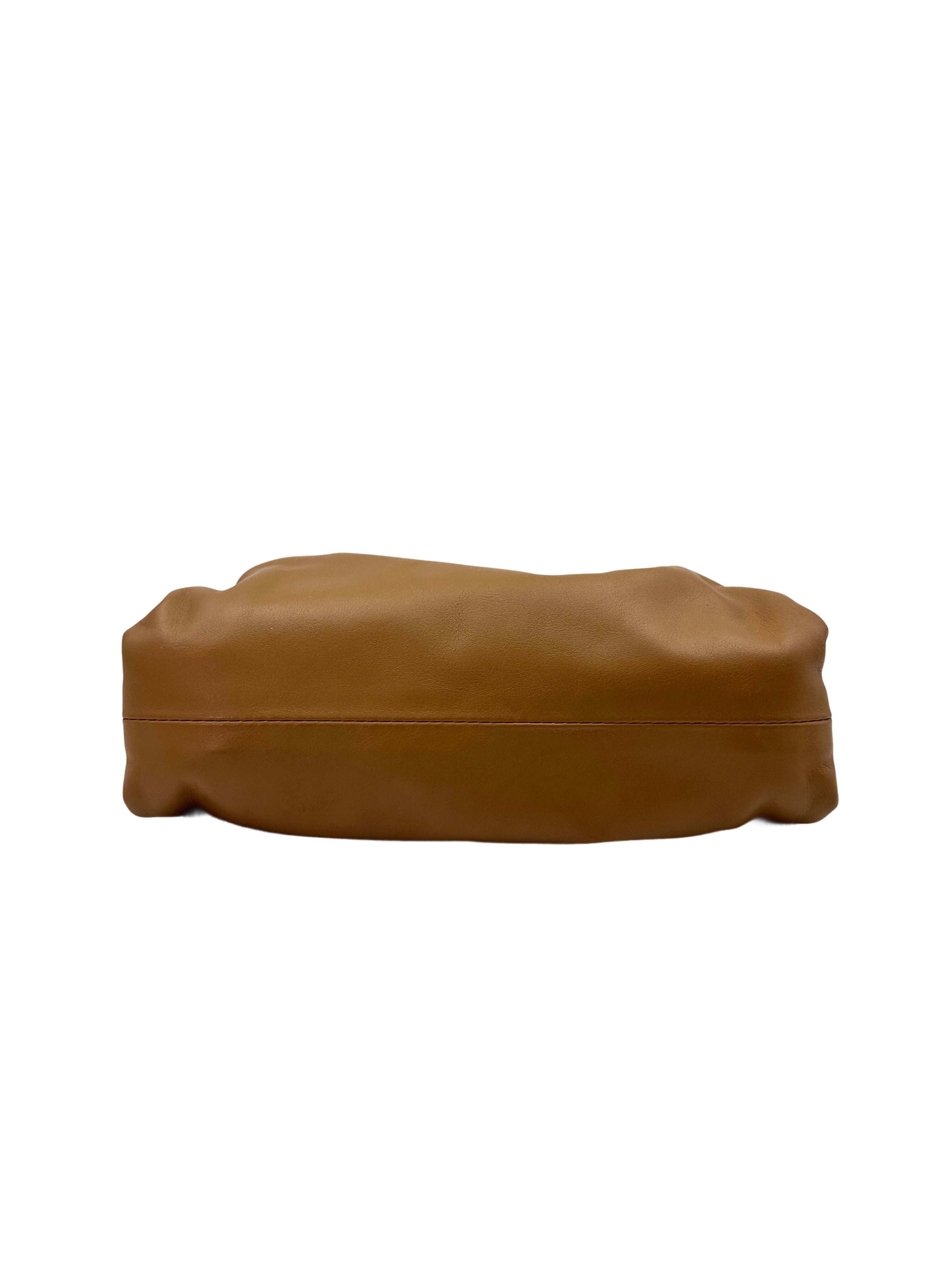 Bottega Veneta The Mini Pouch Brown Leather Small Bag