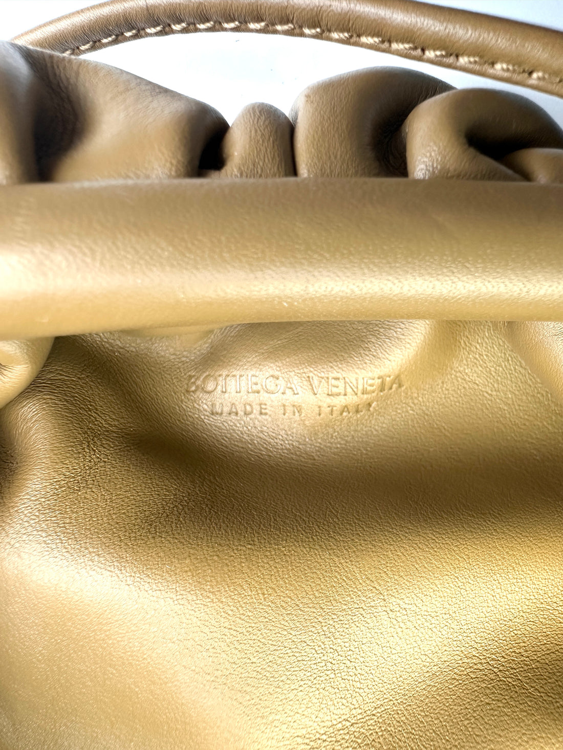 Bottega Veneta The Mini Pouch Brown Leather Small Bag