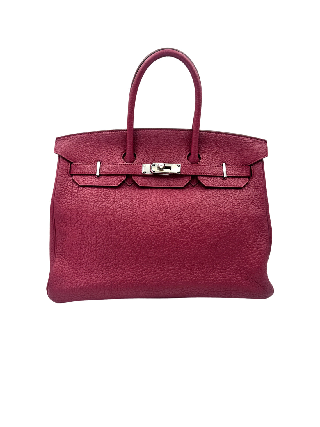 Hermès Birkin 35 Framboise Clemence Leather PHW