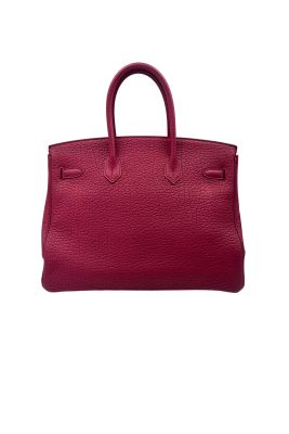 Hermès Birkin 35 Framboise Clemence Leather PHW