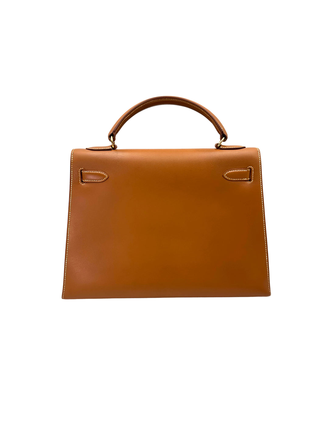 Hermès Kelly 32 Sellier Gold Box Calfskin GHW