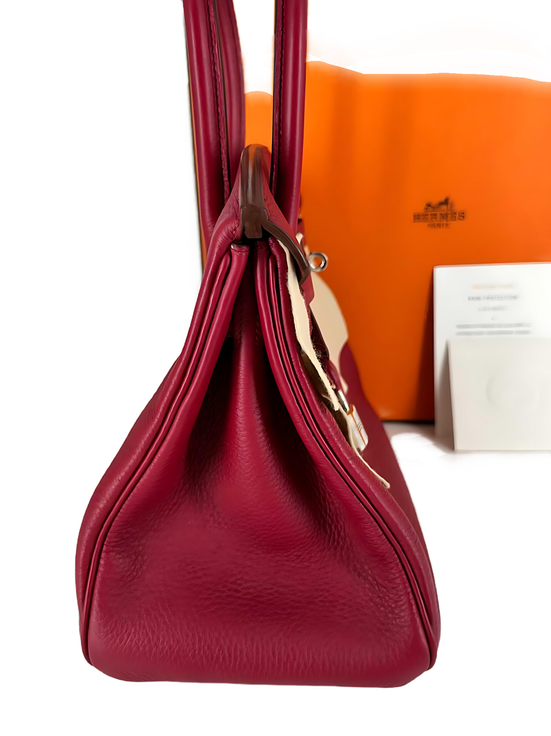 Hermes Birkin 30 Rouge Palladium Square N 2010