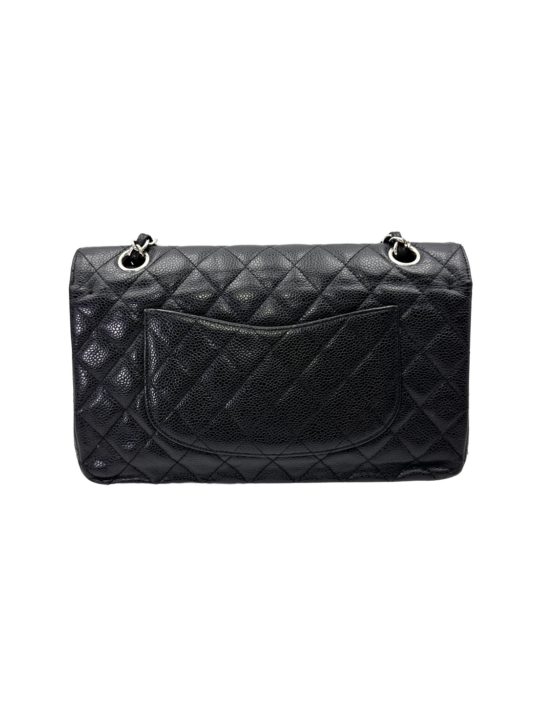 Chanel Classic Flap Medium Black Caviar SHW