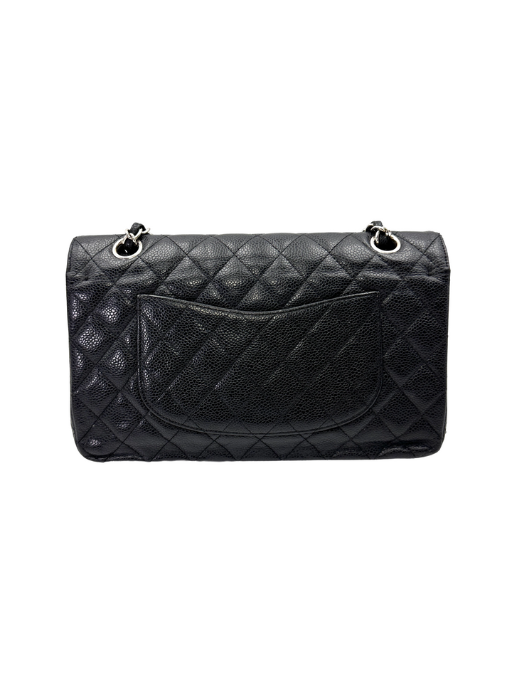 Chanel Classic Flap Medium Black Caviar SHW