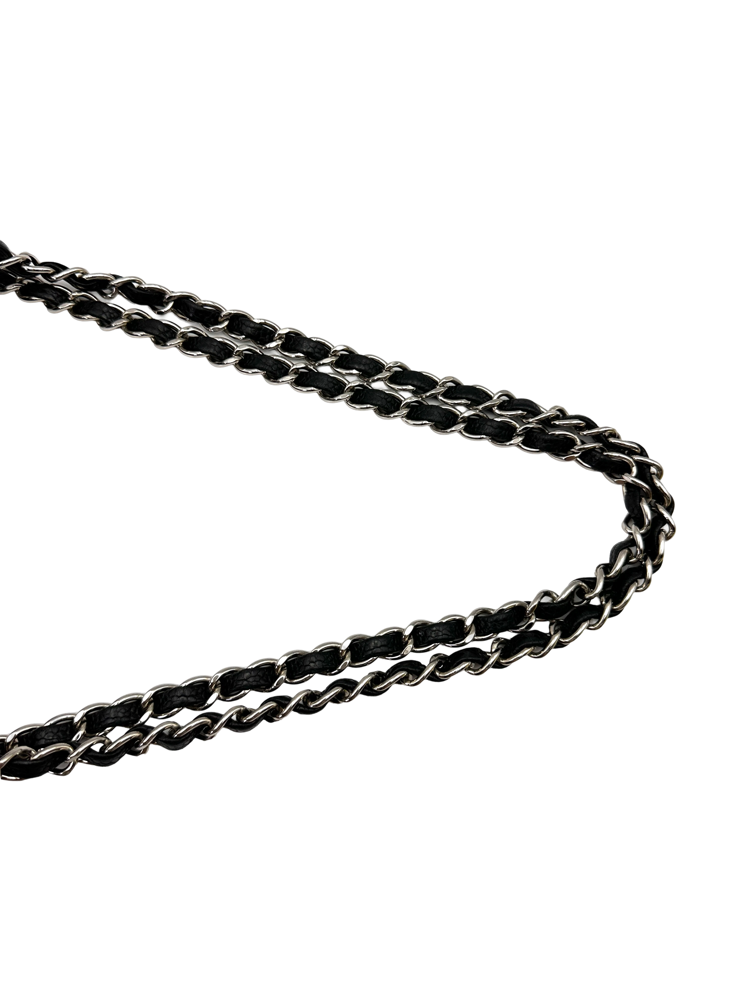Chanel Classic Flap Medium Black Caviar SHW