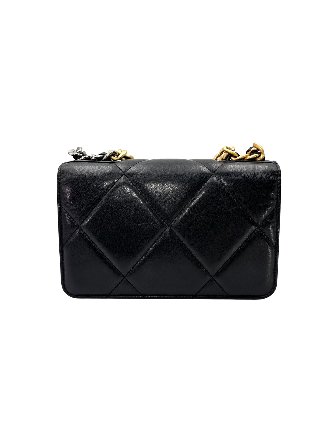 Chanel 19 WOC Black Lambskin Mixed Hardware