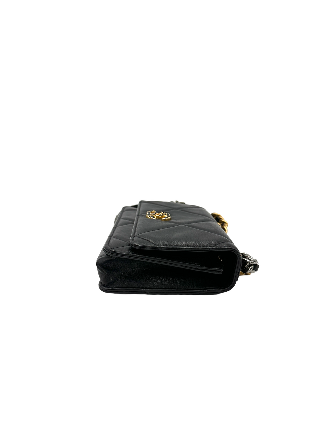 Chanel 19 WOC Black Lambskin Mixed Hardware