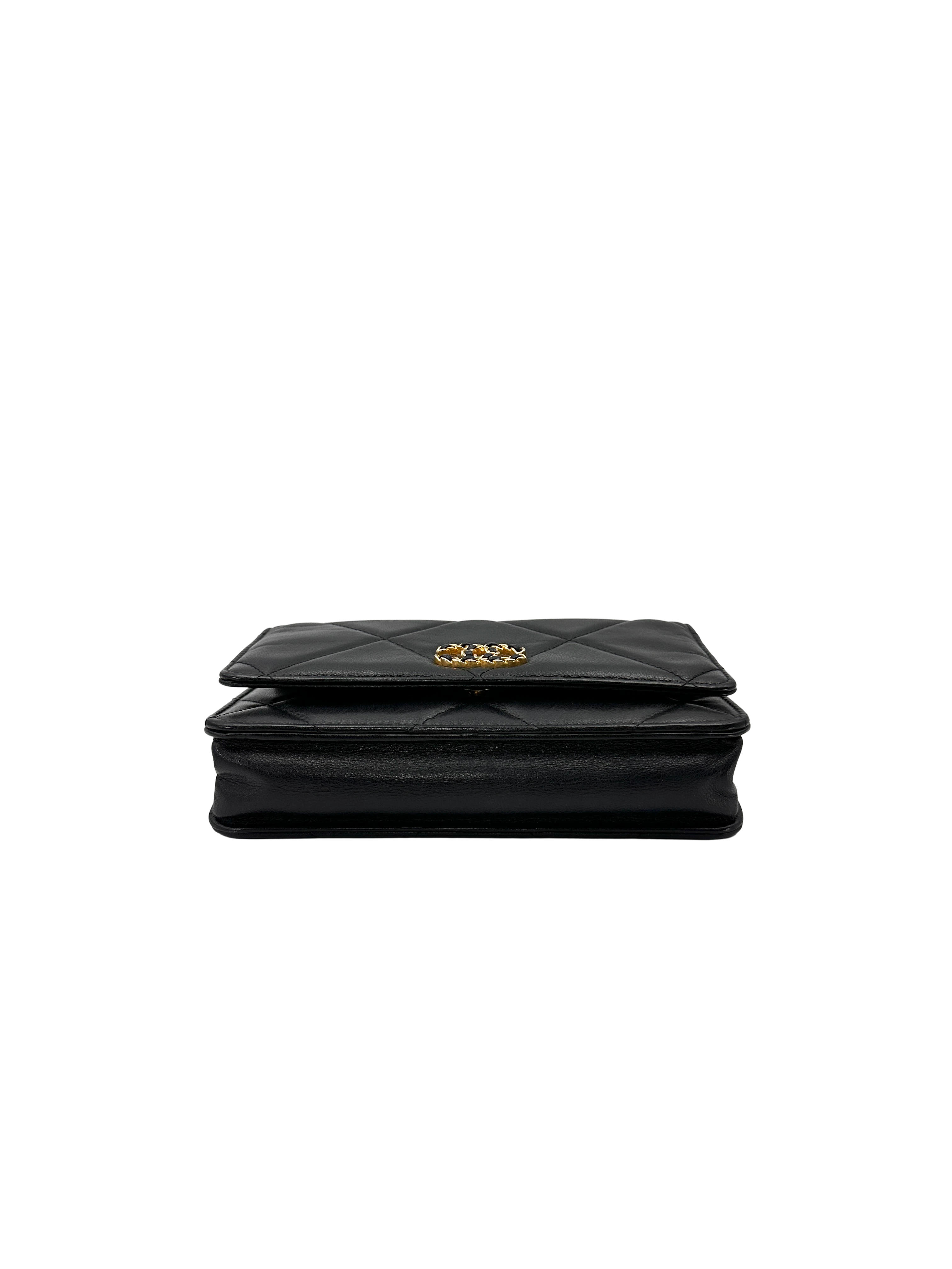 Chanel 19 WOC Black Lambskin Mixed Hardware